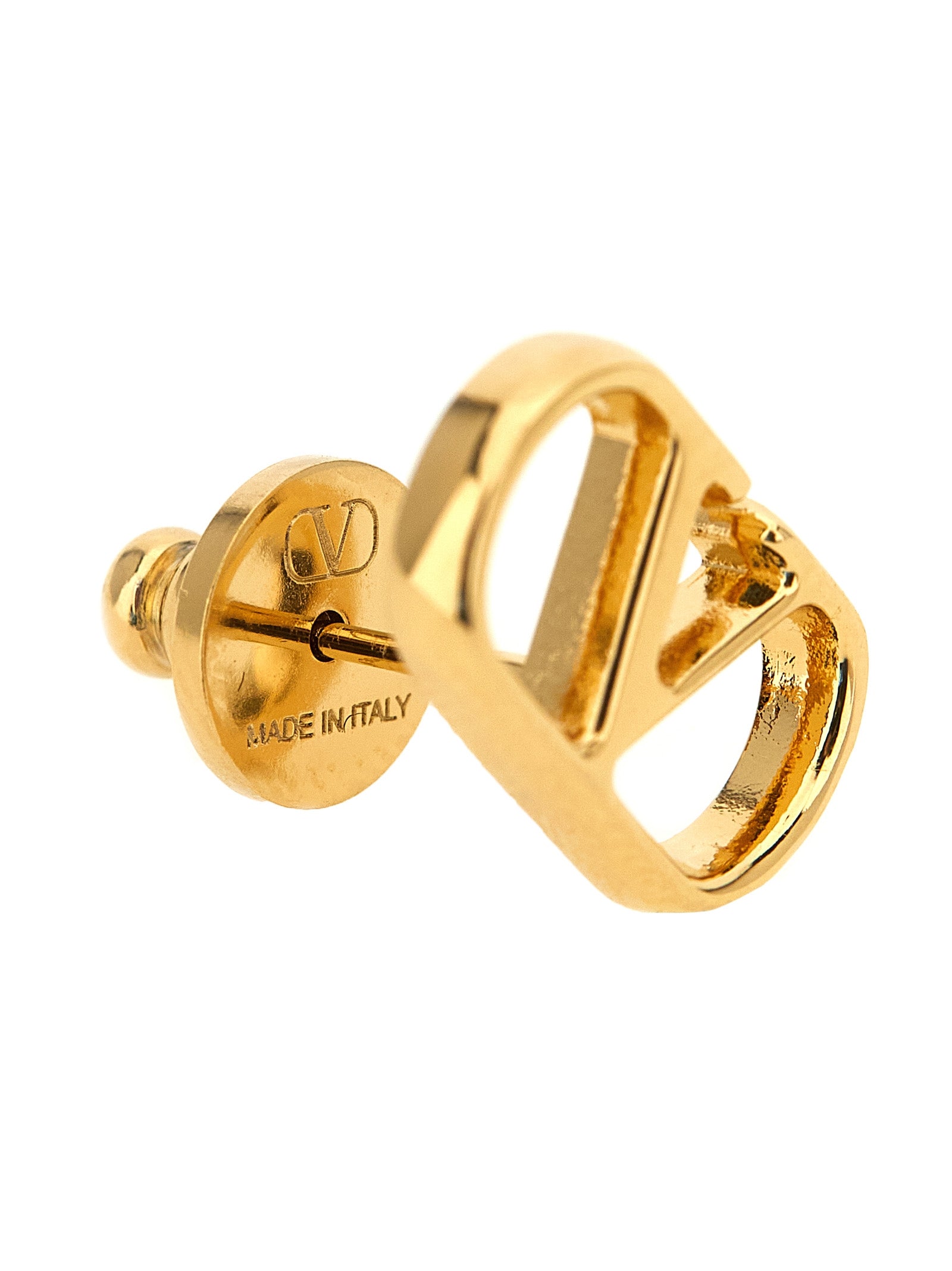 Valentino Garavani Gold Brass Earrings