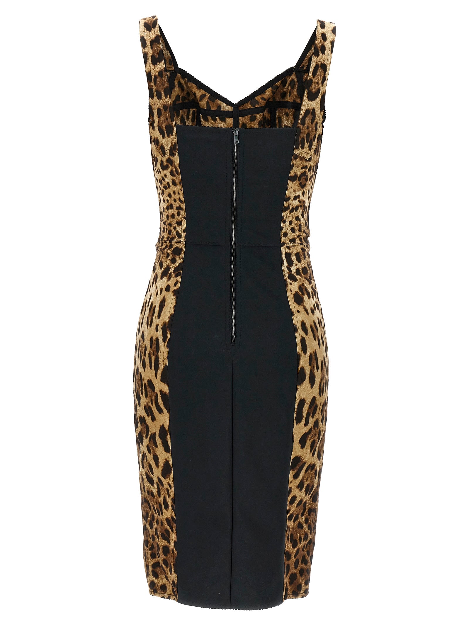 Dolce & Gabbana Multicolor Silk Cocktail Dress Dolce & Gabbana