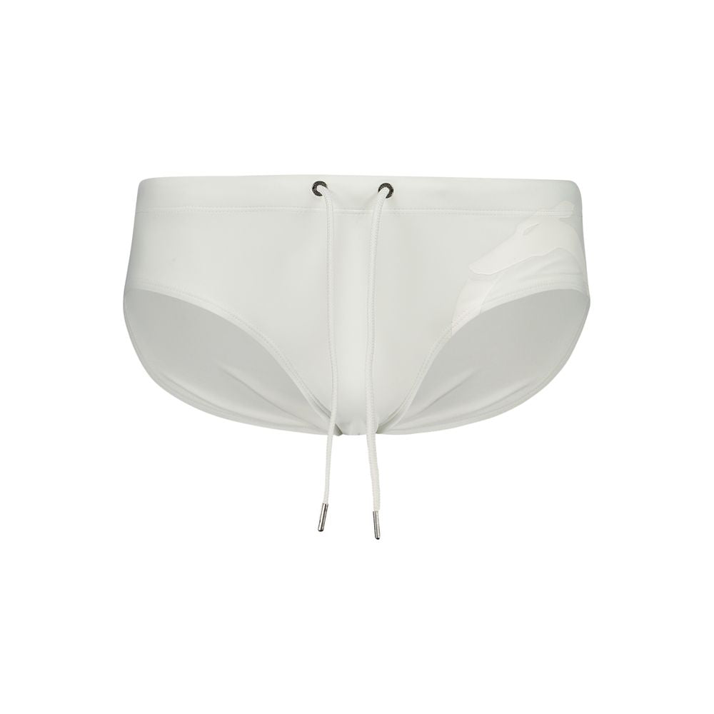 Trussardi White Poliammide Men's Swim Brief Trussardi