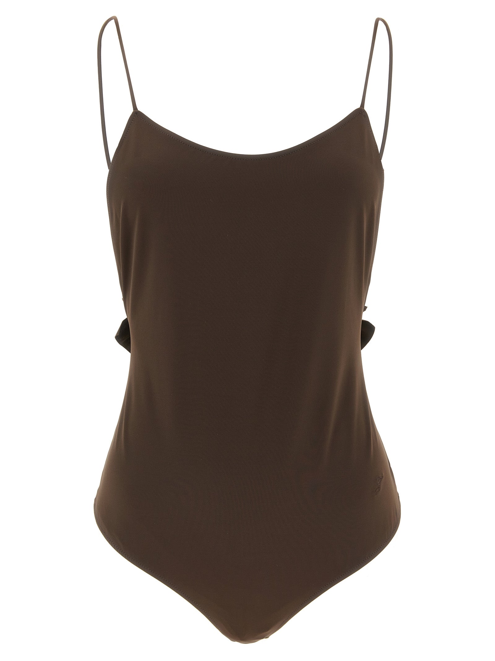 Jacquemus Brown Polyamide One-Piece Swimsuit Jacquemus