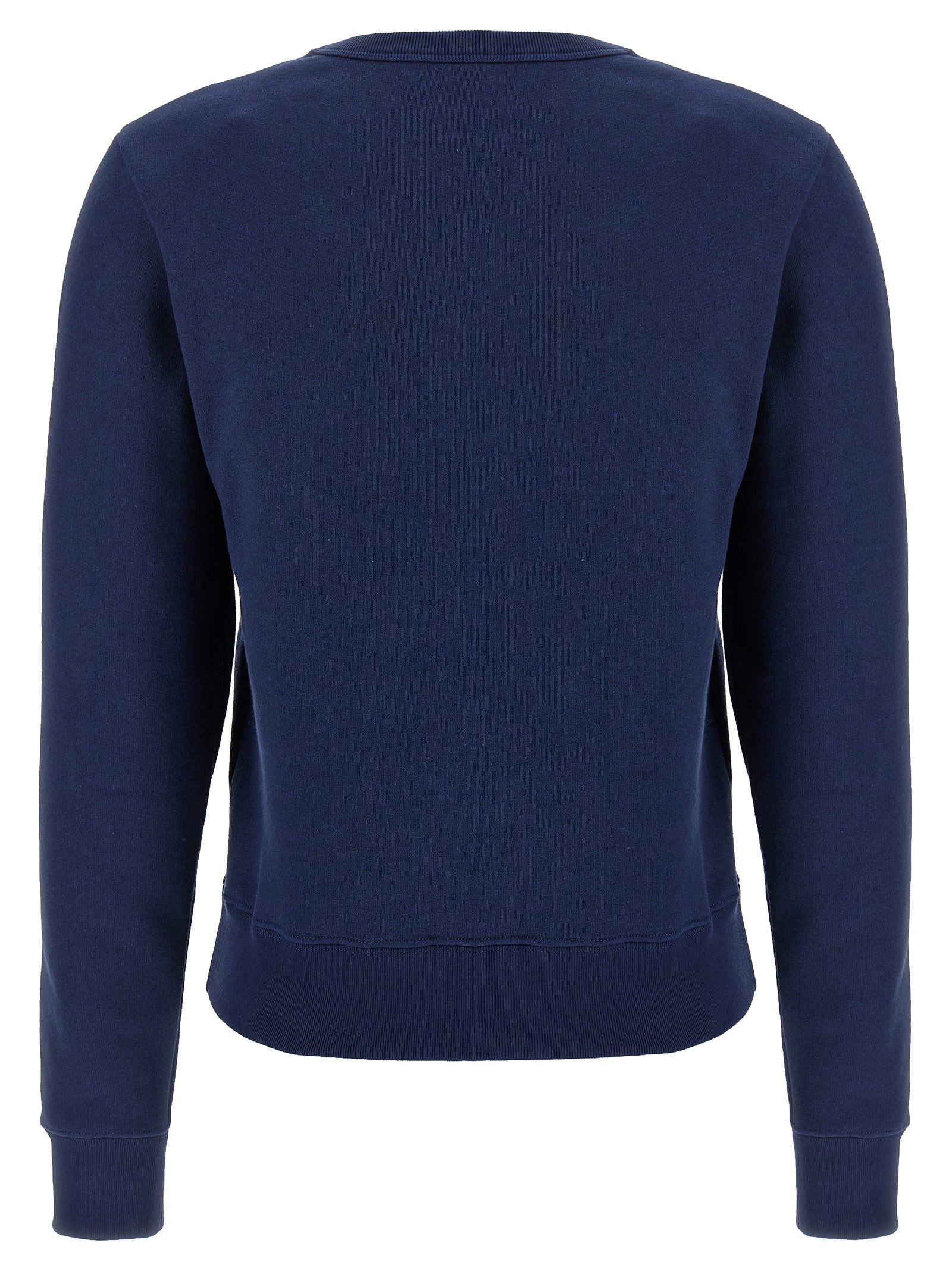 Valentino Garavani Blue Cotton Sweatshirt Valentino Garavani