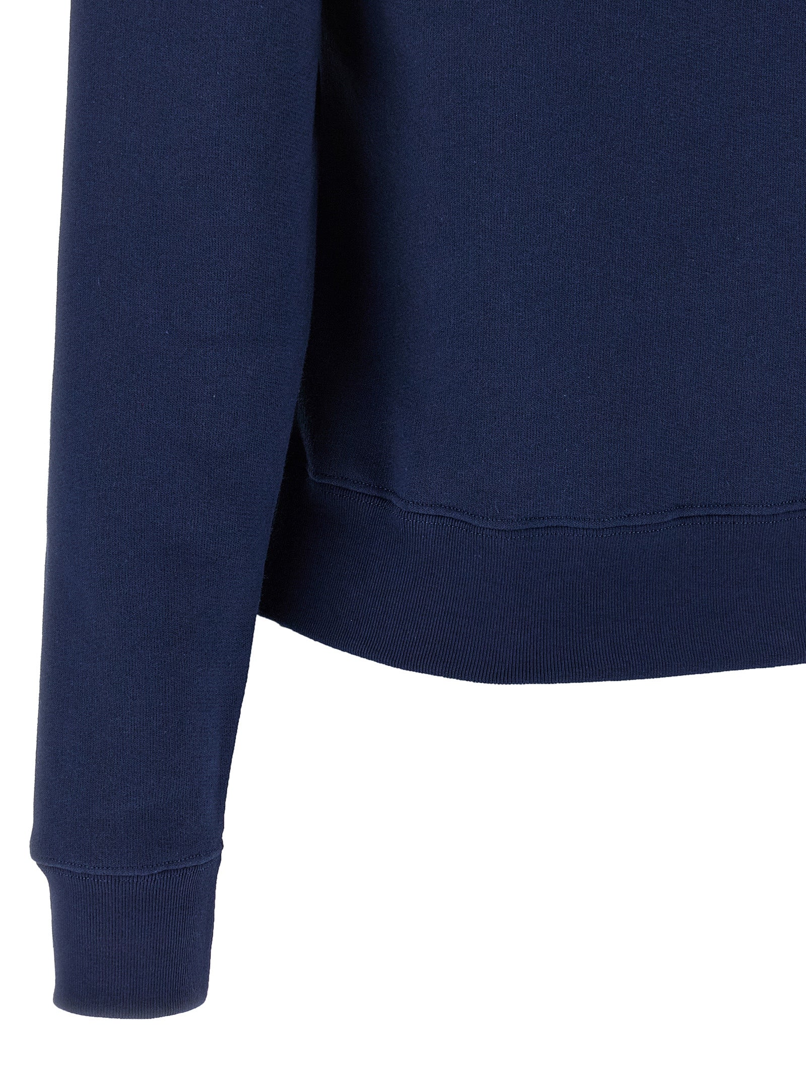 Valentino Garavani Blue Cotton Sweatshirt Valentino Garavani