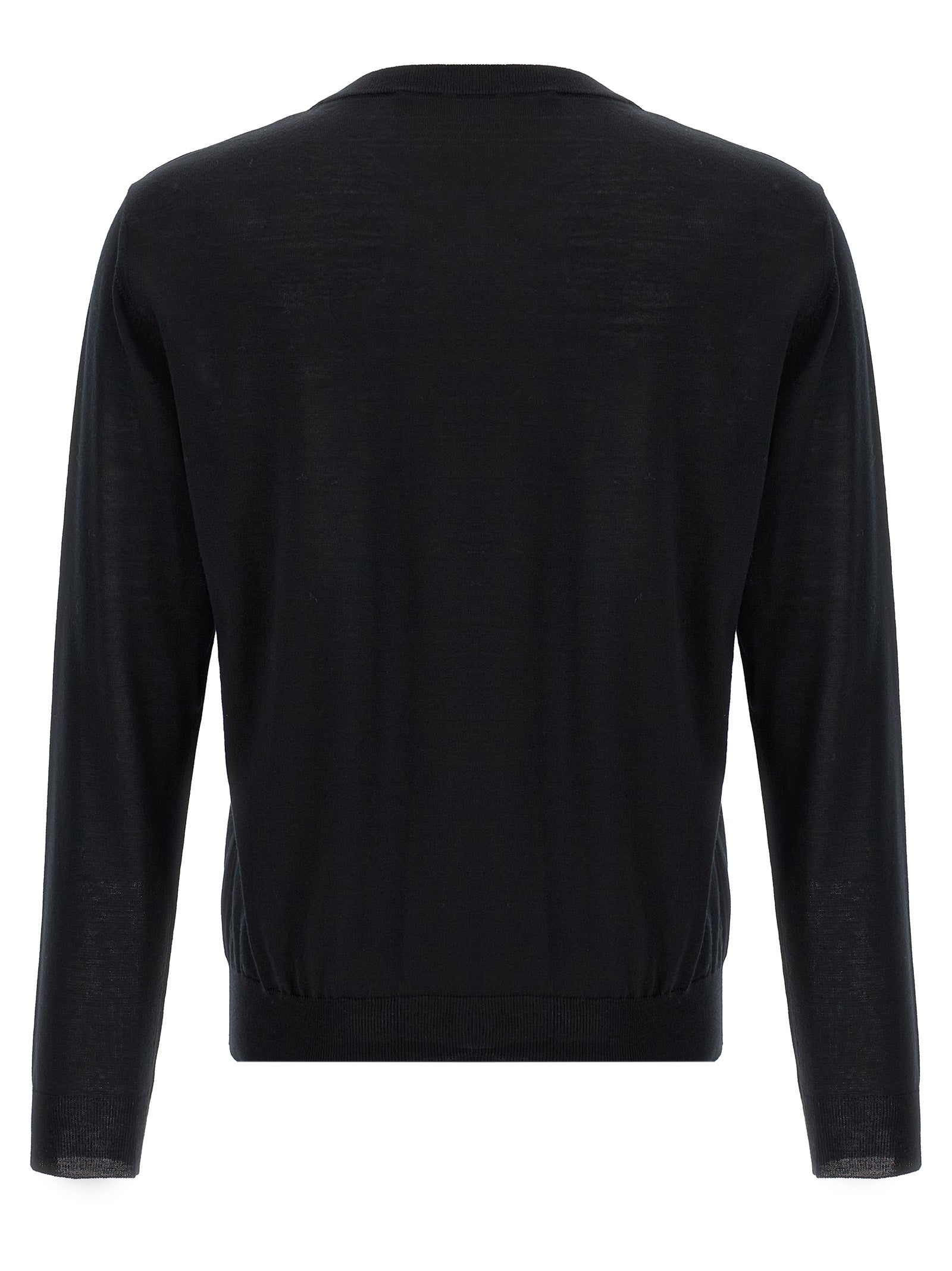 Valentino Garavani Black Virgin Wool Cardigan Valentino Garavani