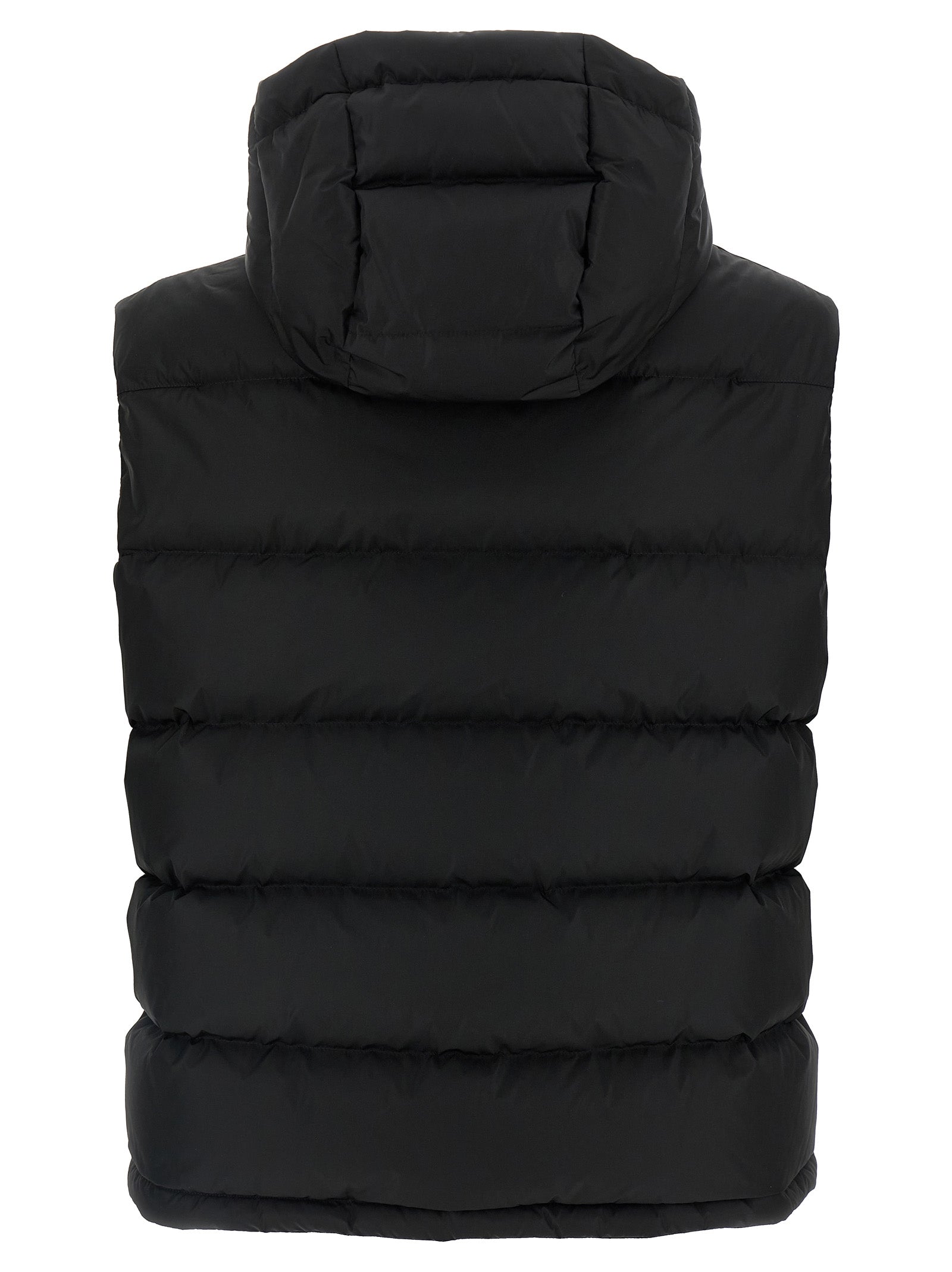 Valentino Garavani Black Polyamide Sleeveless Jacket Valentino Garavani