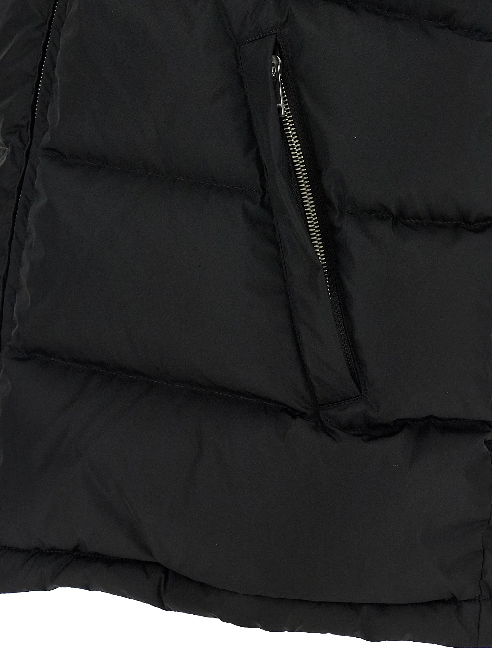 Valentino Garavani Black Polyamide Sleeveless Jacket Valentino Garavani