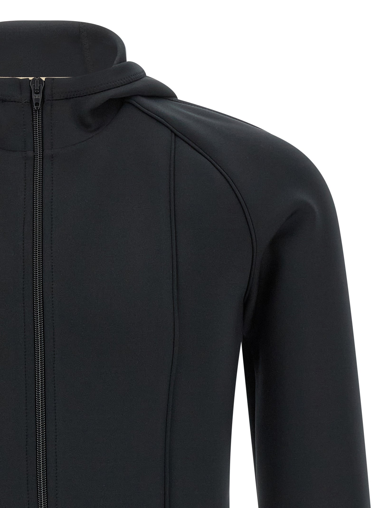 Valentino Garavani Black Polyester Sweatshirt Valentino Garavani