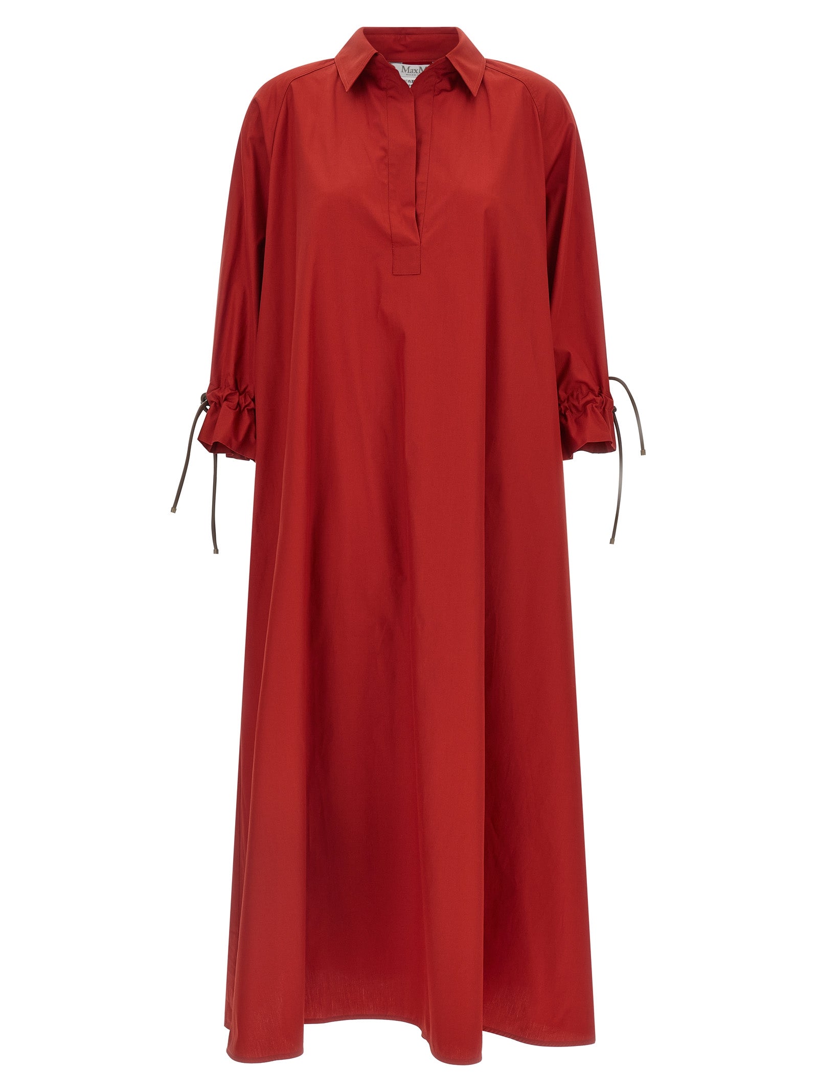 Max Mara Multicolor Cotton Long Dress Max Mara