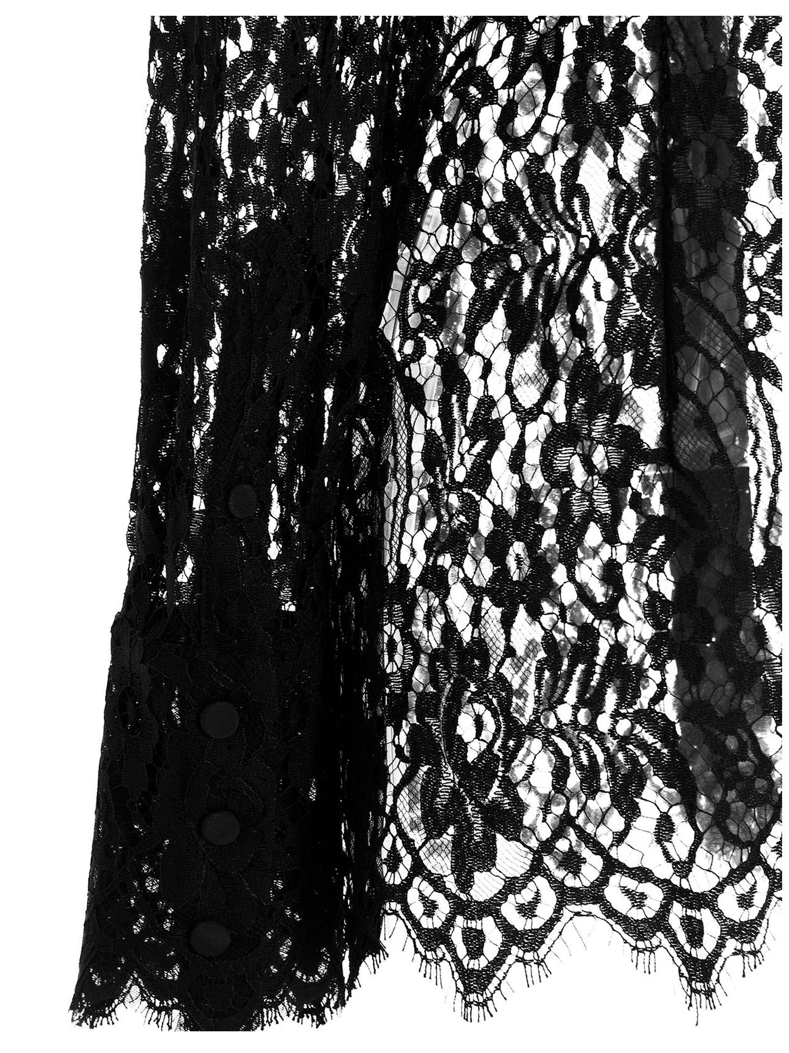 Dolce & Gabbana Black Polyamide Blouse Dolce & Gabbana