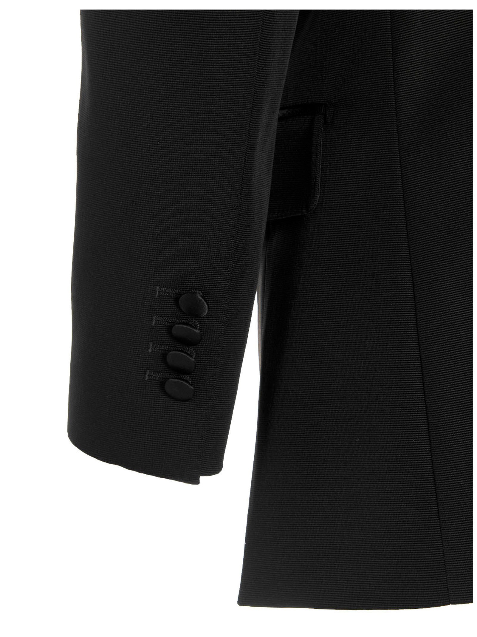 Dolce & Gabbana Black Acetate Blazer Dolce & Gabbana