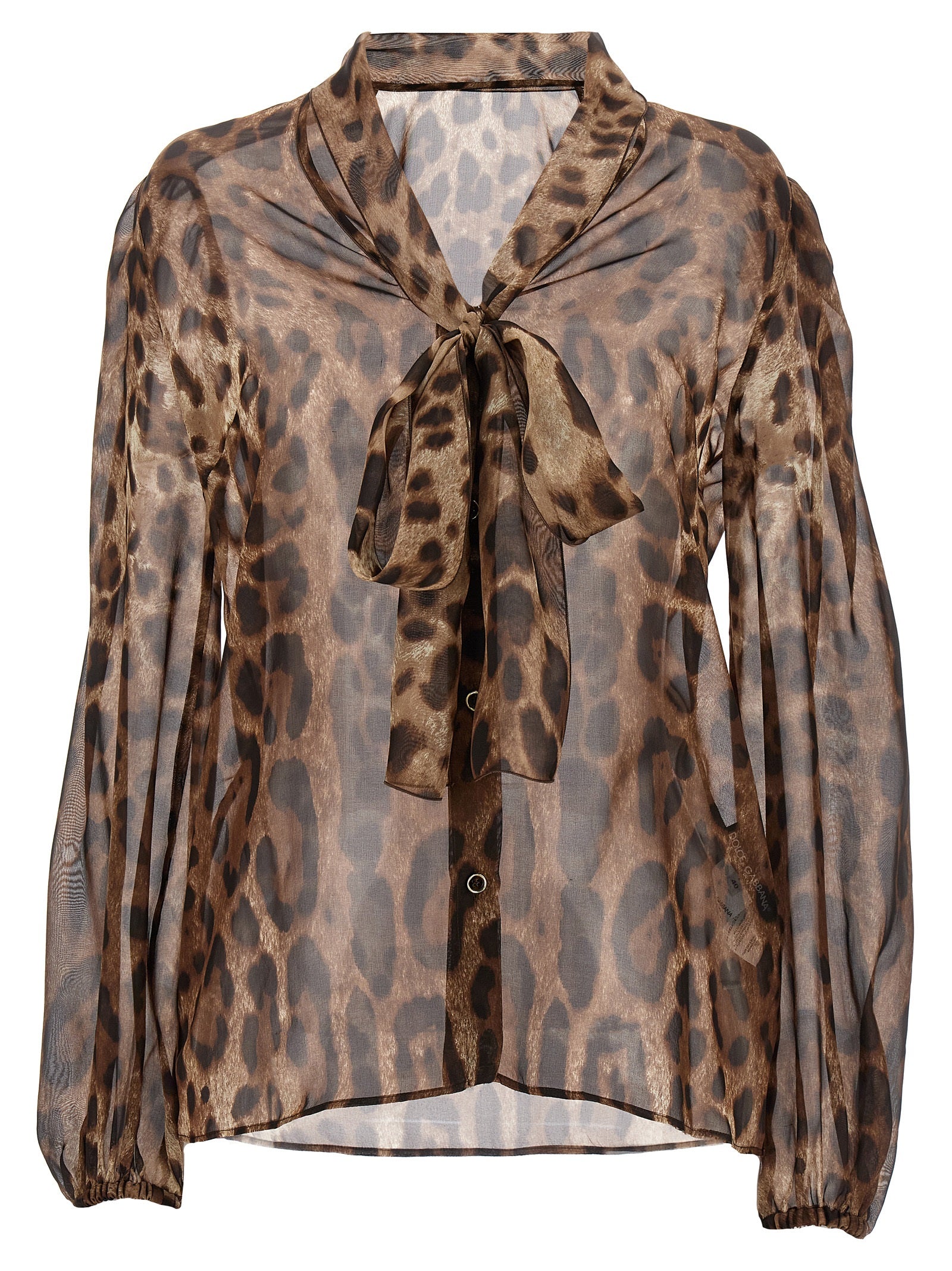 Dolce & Gabbana Multicolor Silk Blouse Dolce & Gabbana