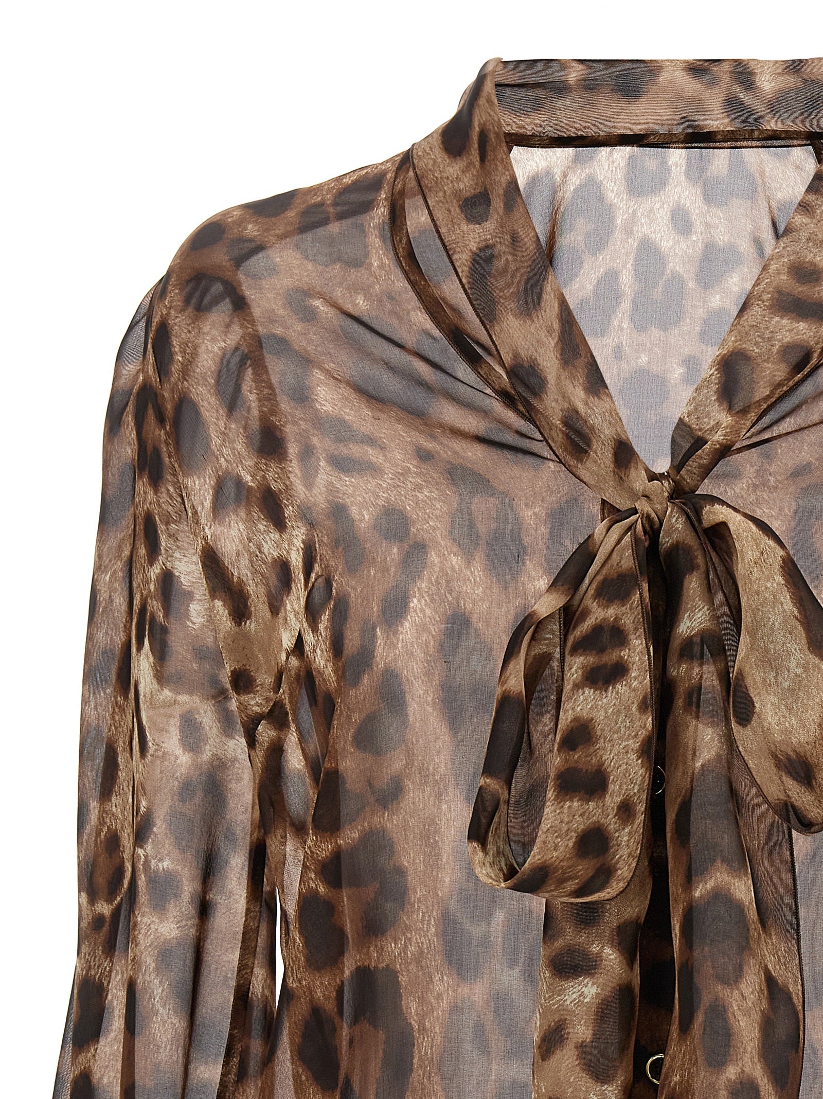 Dolce & Gabbana Multicolor Silk Blouse Dolce & Gabbana