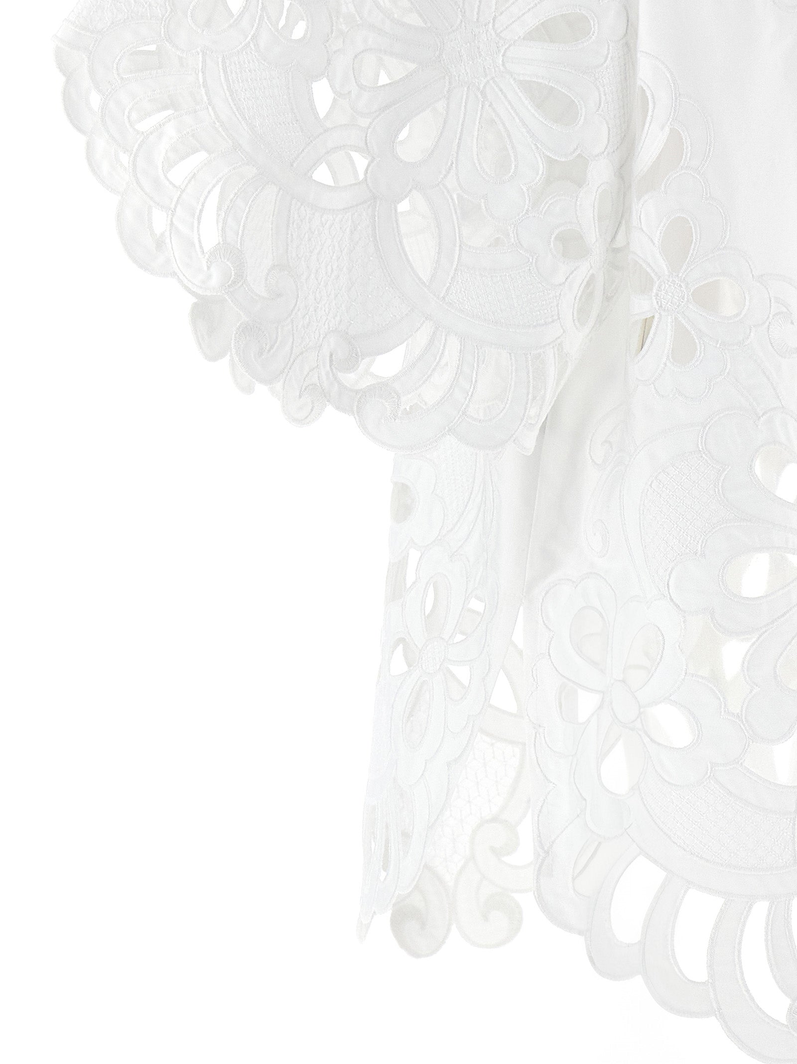 Dolce & Gabbana White Cotton Blouse Dolce & Gabbana