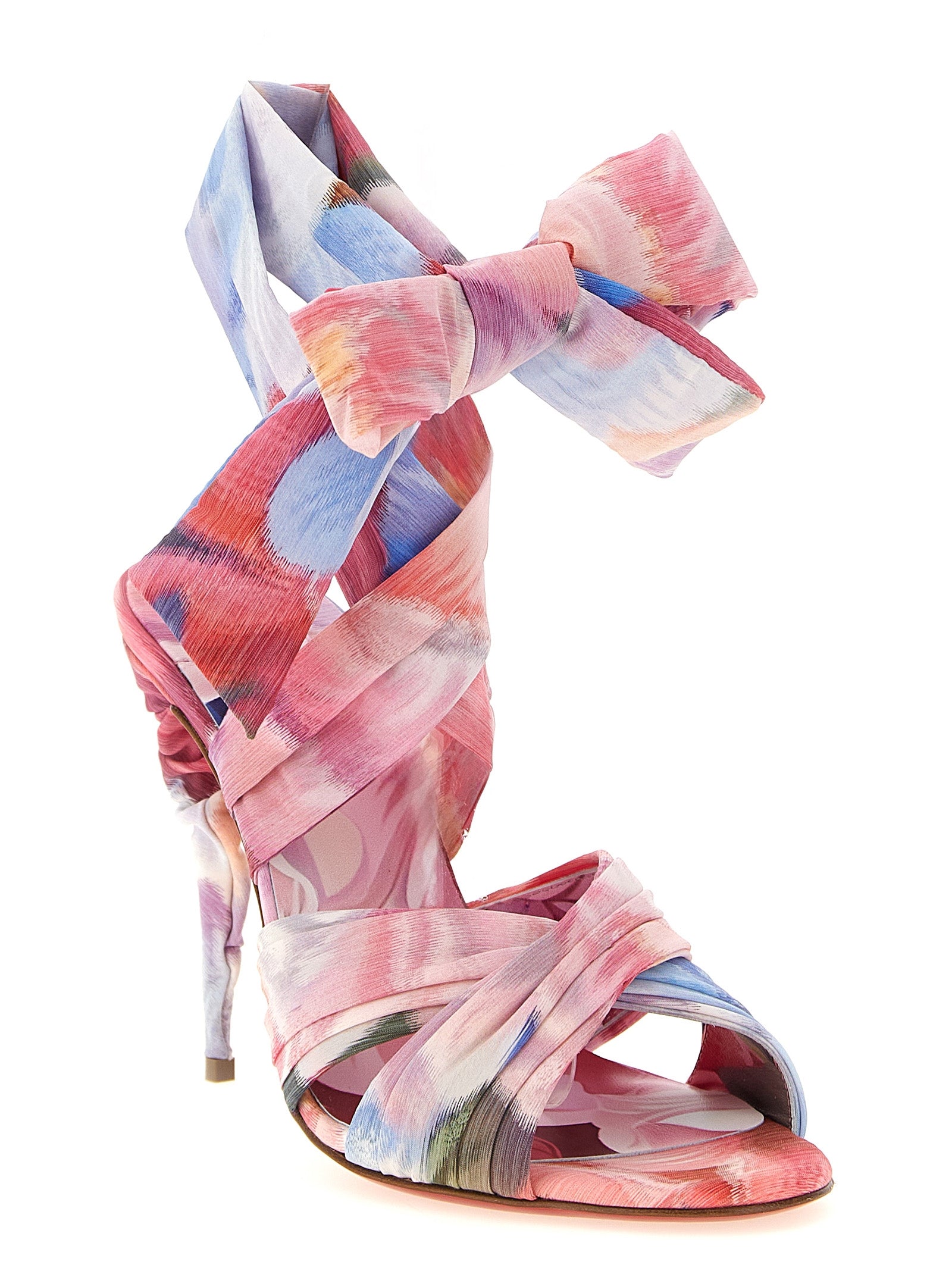 Christian Louboutin Multicolor Nylon Stiletto Heel Sandals Christian Louboutin
