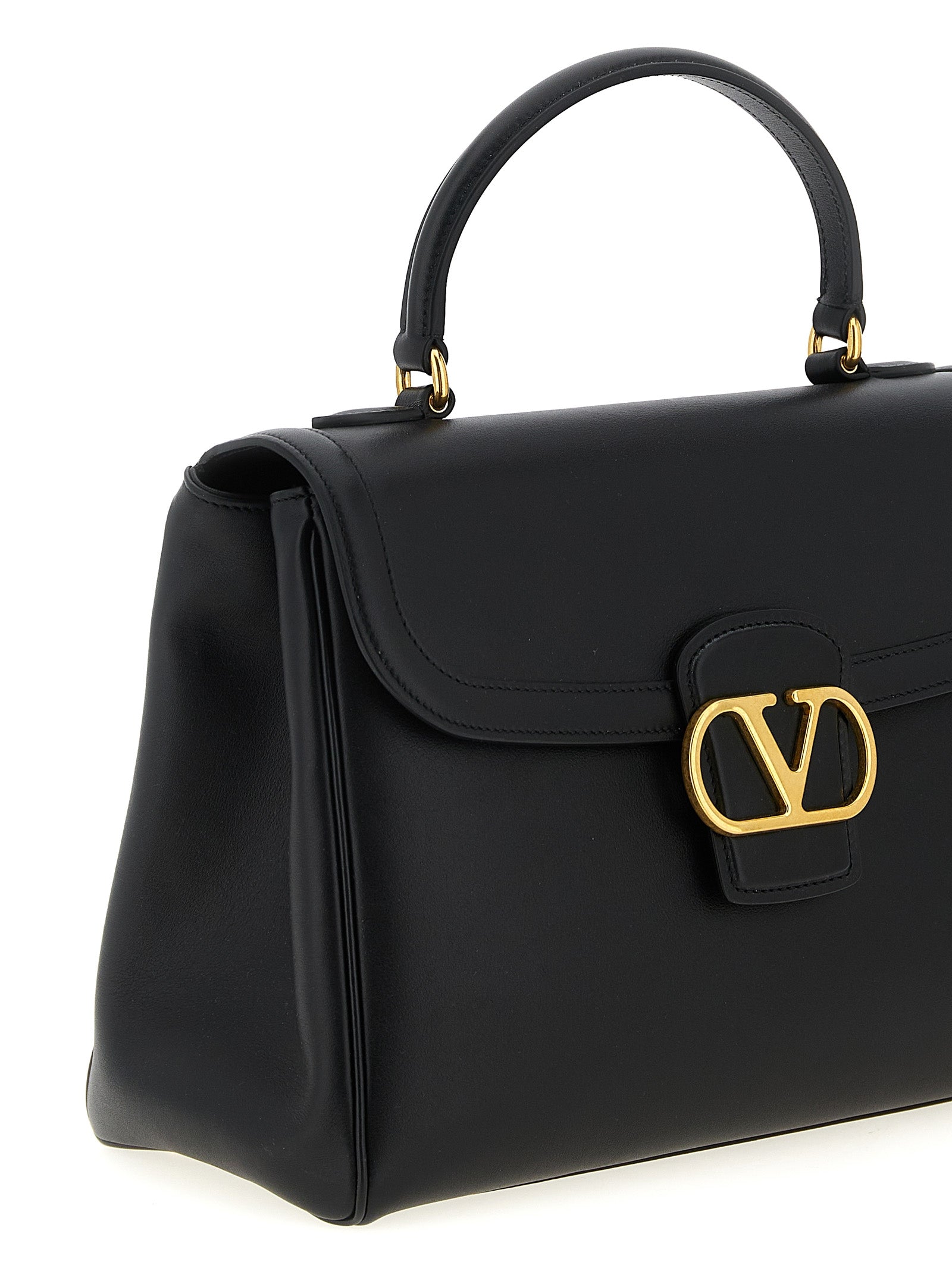Valentino Garavani Black Calfskin Handbag Valentino Garavani