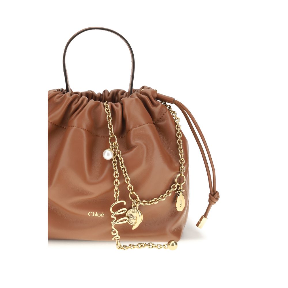 Chloé Brown Lamb Ovis Aries Aries Shoulder Bag Chloé