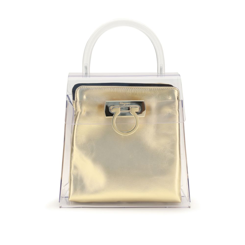 Ferragamo Black Pvc Handbag Ferragamo