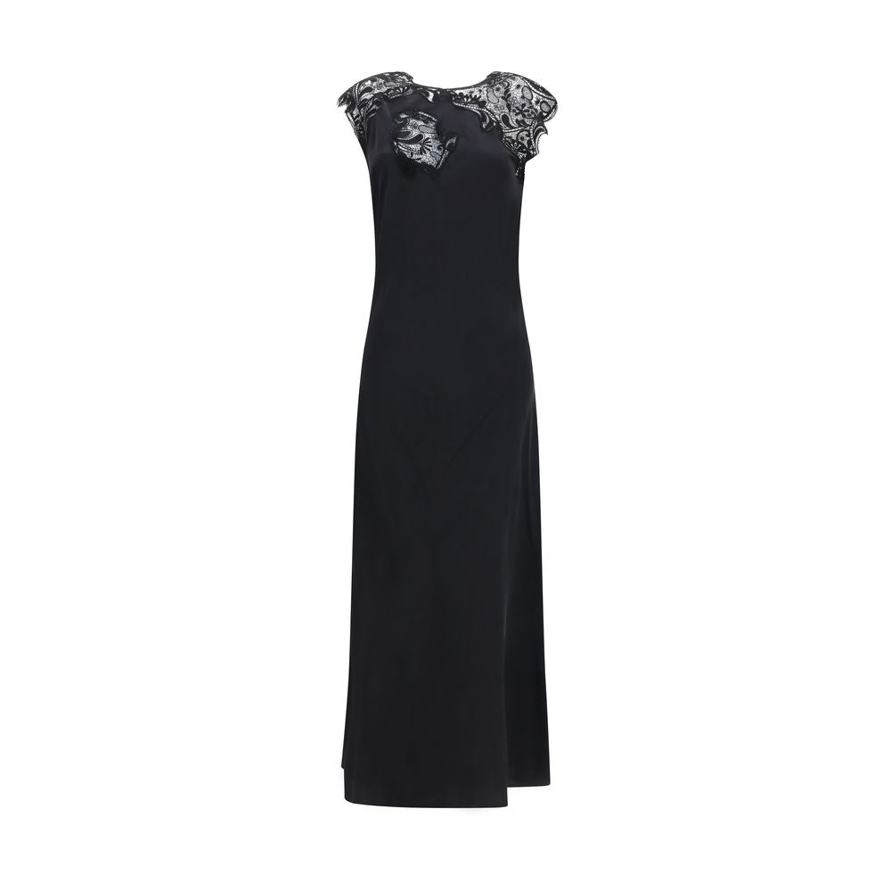Ferragamo Black Silk Cocktail Dress Ferragamo