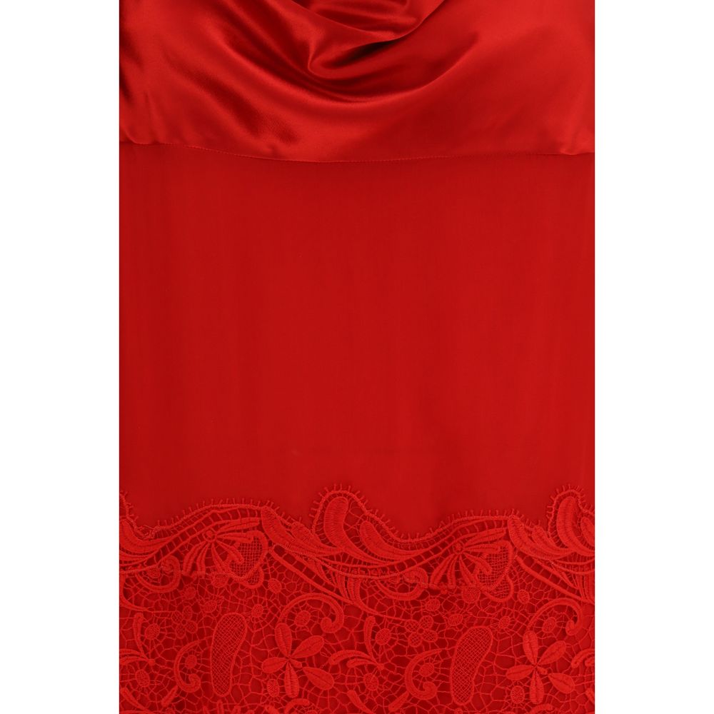 Ferragamo Multicolor Silk Cocktail Dress Ferragamo