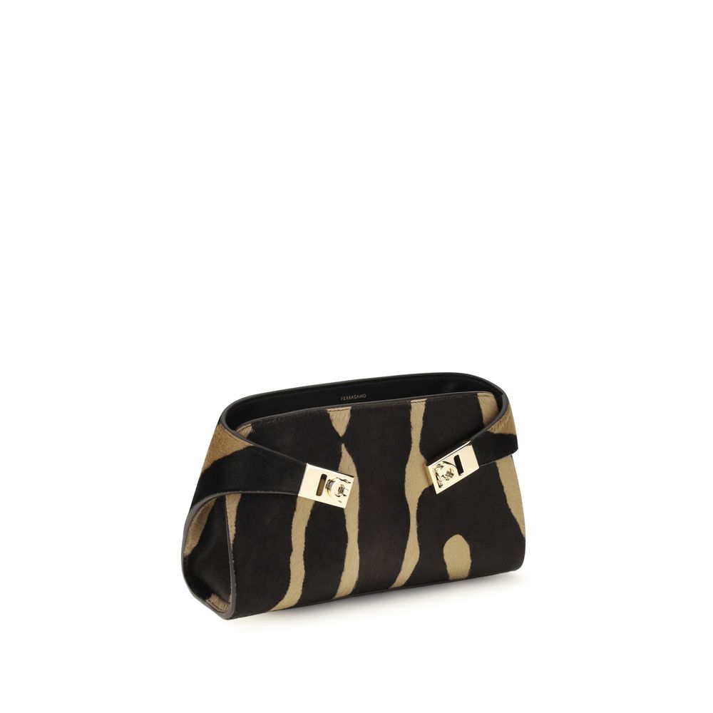 Ferragamo Brown Hair Shoulder Bag Ferragamo