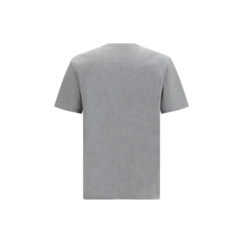Balmain Gray Cotton T-Shirt Balmain