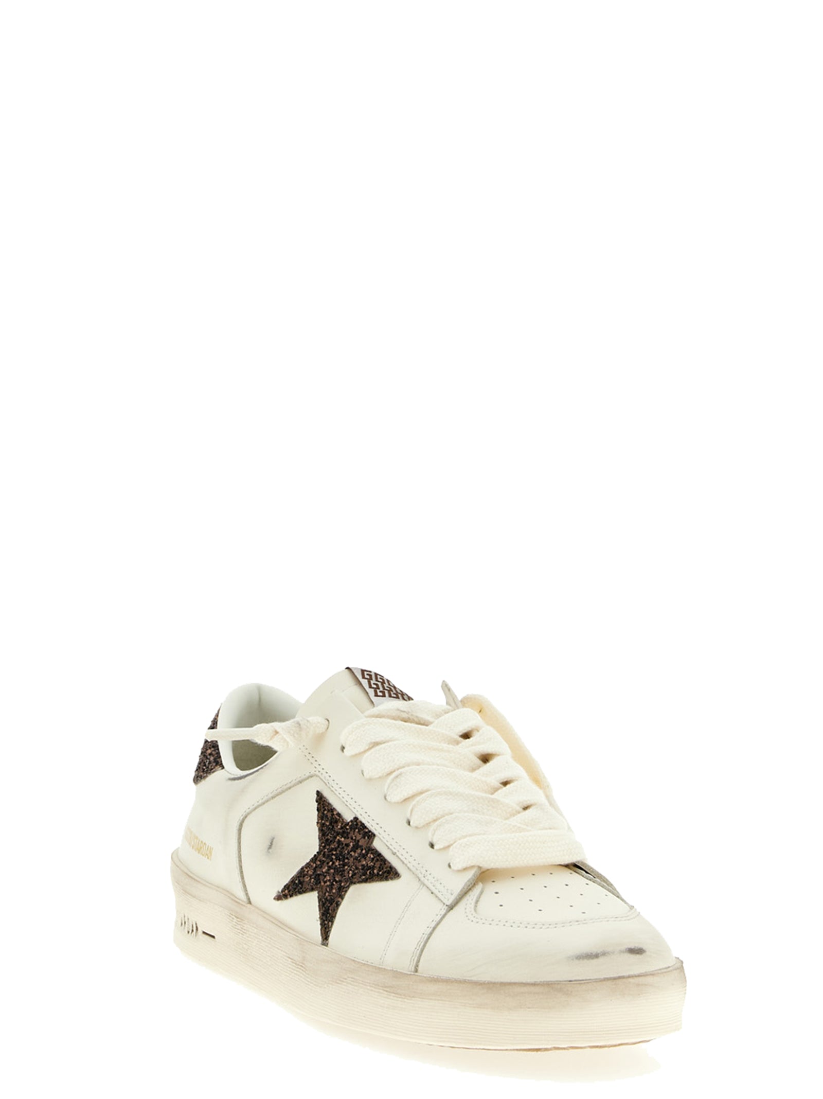 Golden Goose White Leather Low Top Sneakers Golden Goose