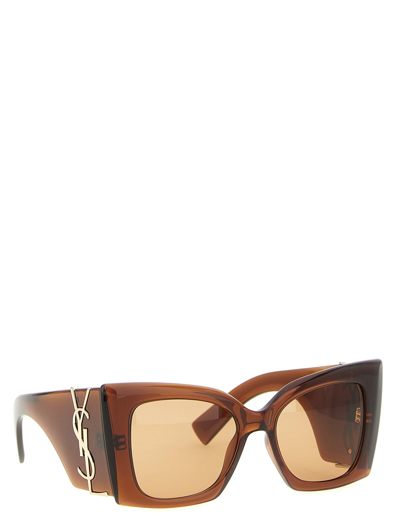 Saint Laurent Brown Acetate Sunglasses Saint Laurent