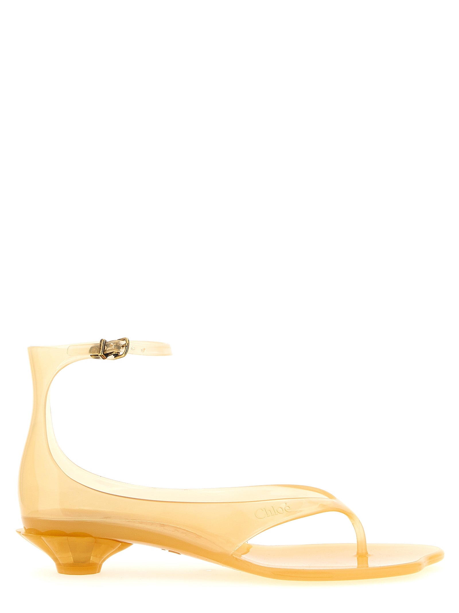 Chloé Bicolor Polyurethane Mid Heel Pumps Chloé