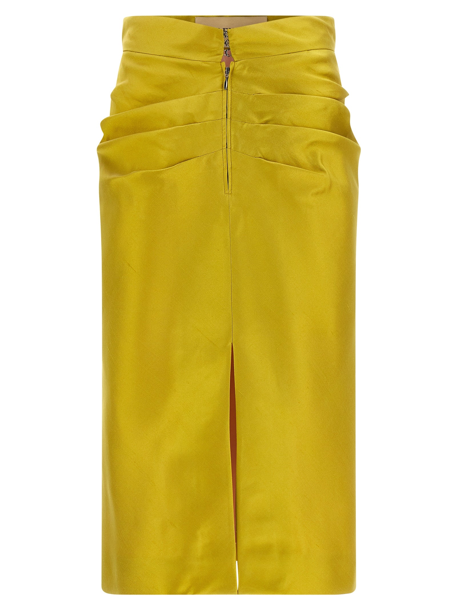 Valentino Garavani Bicolor Silk Midi Skirt Valentino Garavani
