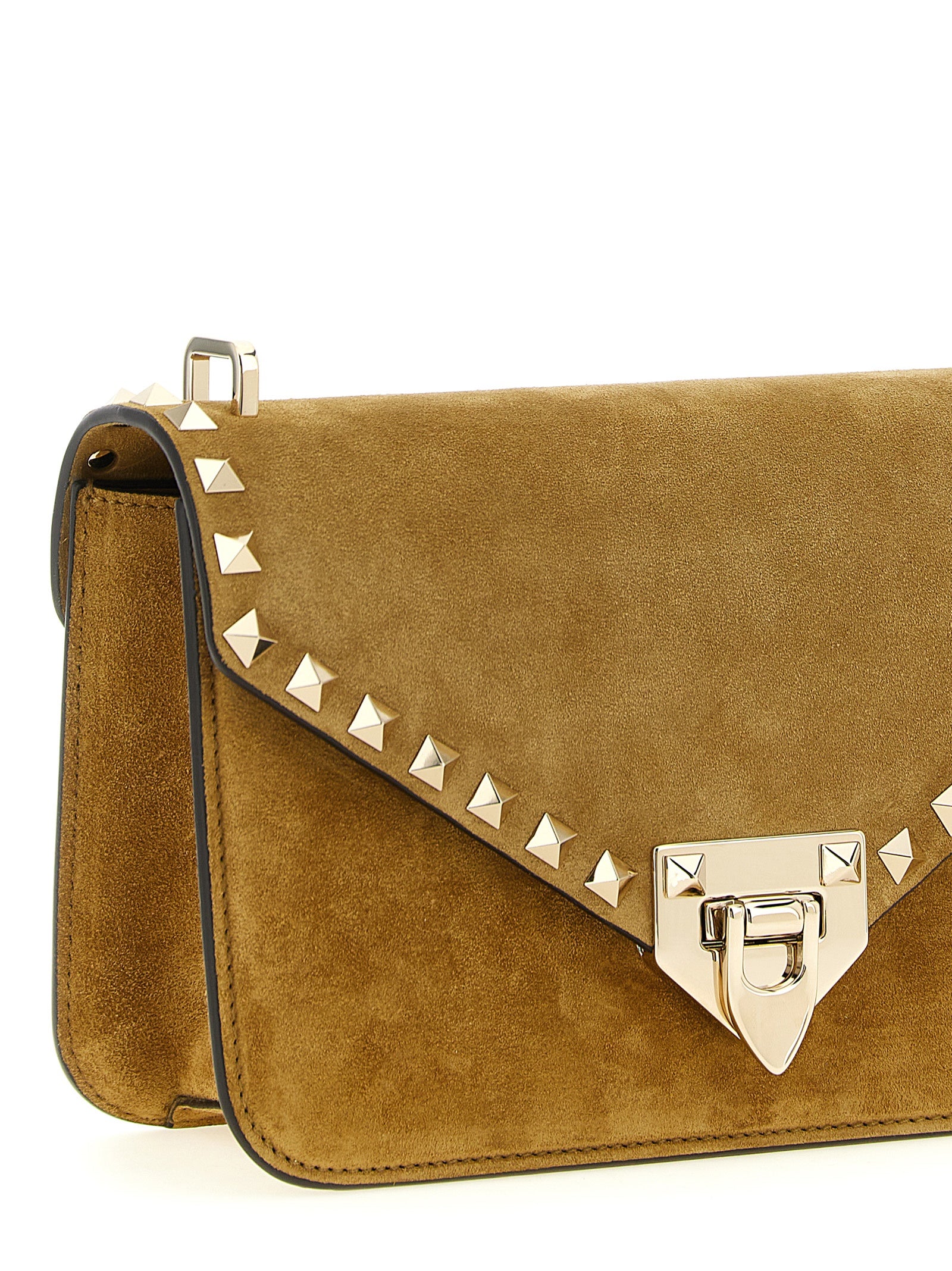 Valentino Garavani Beige Calfskin Crossbody Bag Valentino Garavani