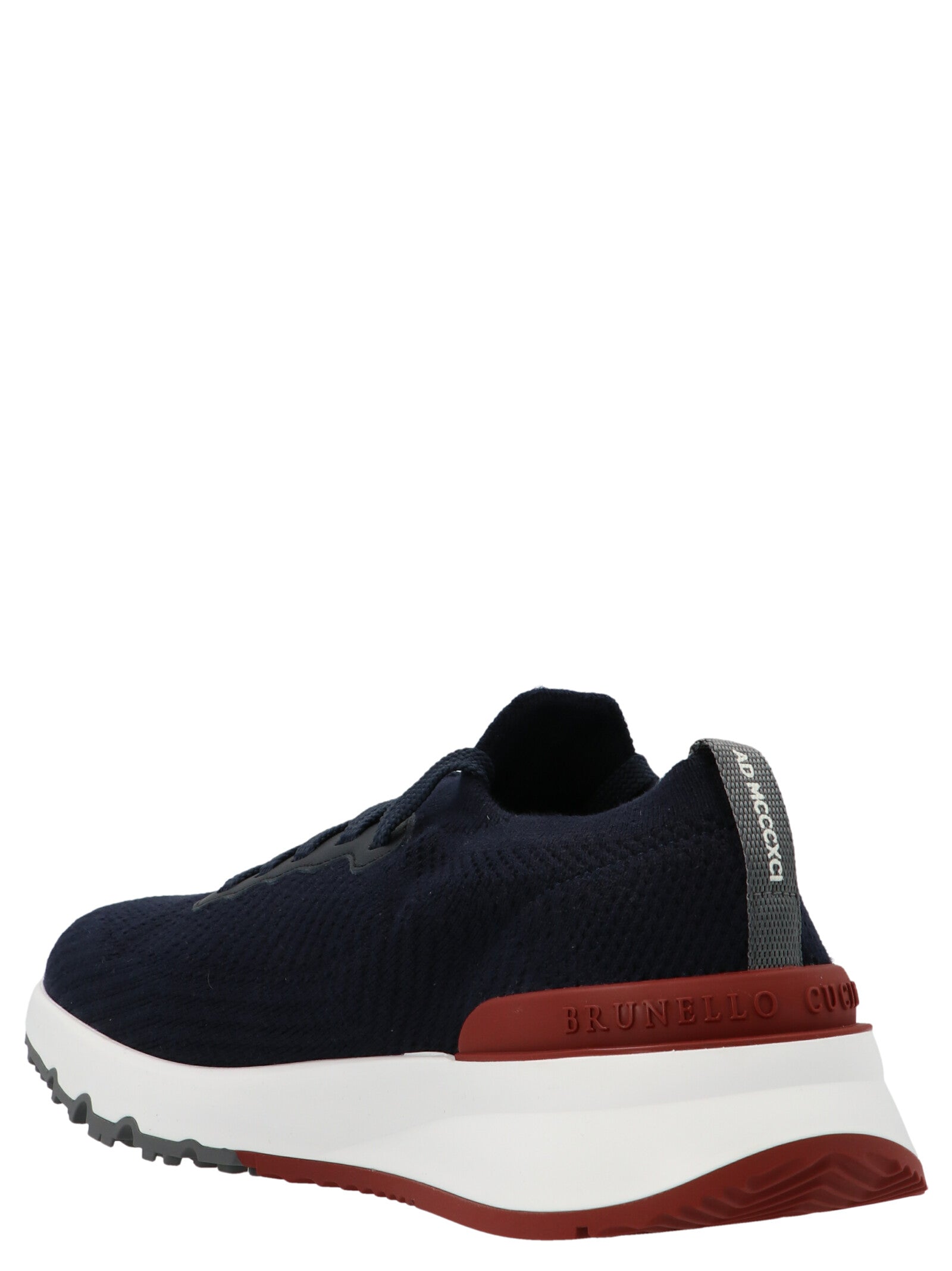 Brunello Cucinelli Blue Polyethylene Athletic Sneakers Brunello Cucinelli