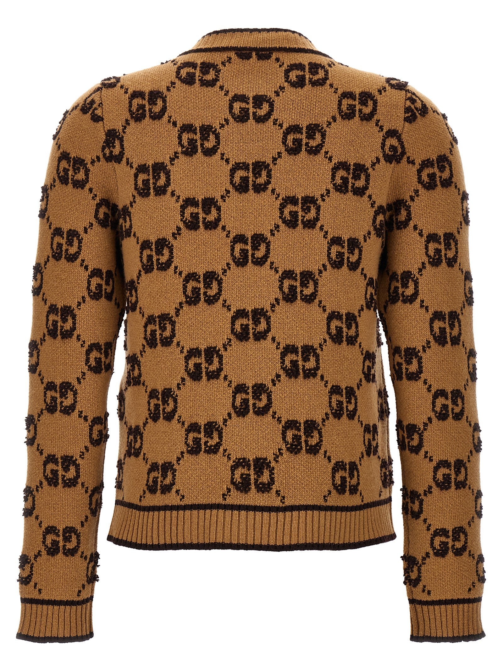 Gucci Beige Wool Cardigan Gucci