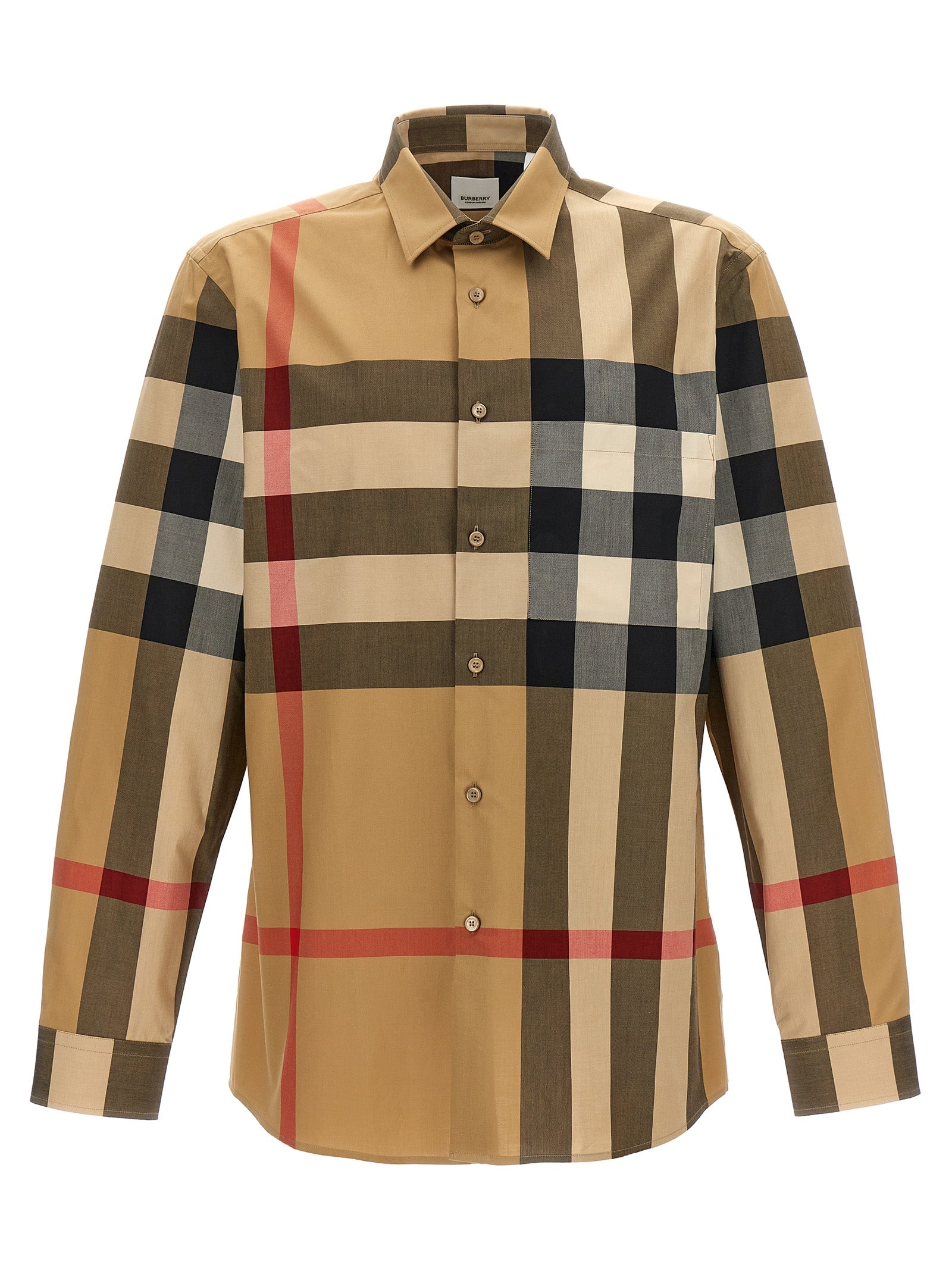 Burberry Beige Cotton Blouse Burberry