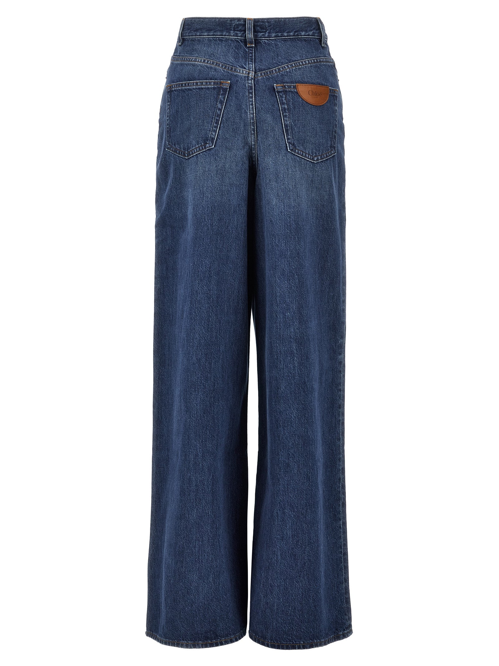 Chloé Blue Cotton Jeans Denim Chloé