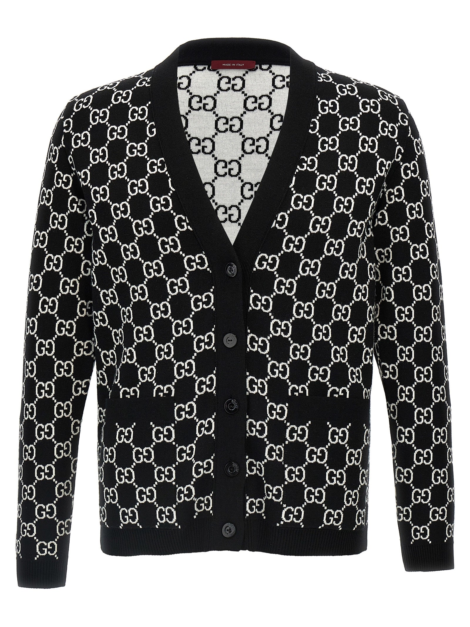 Gucci Bicolor Wool Cardigan Gucci