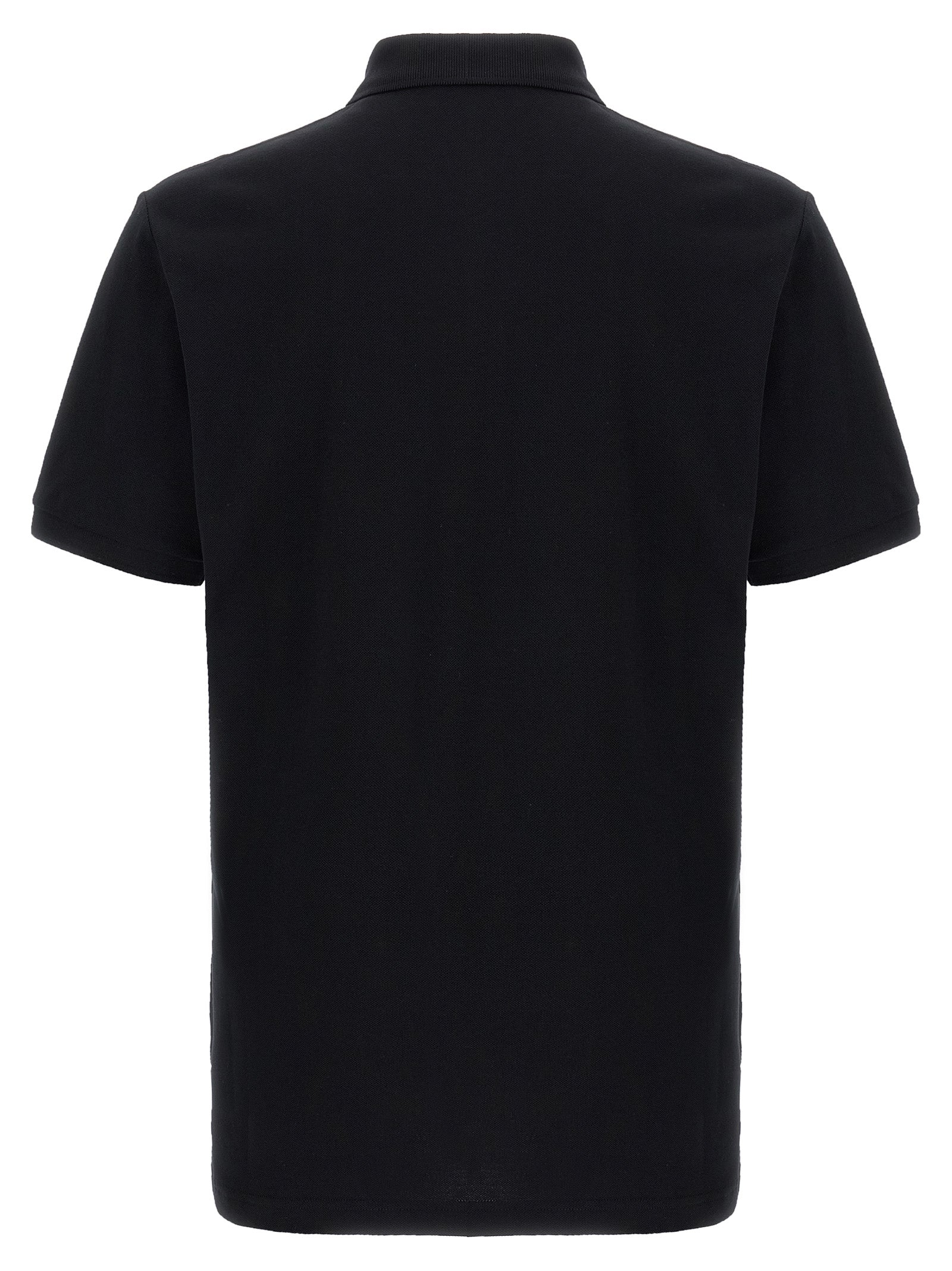 Moschino Black Cotton Polo Shirt Moschino