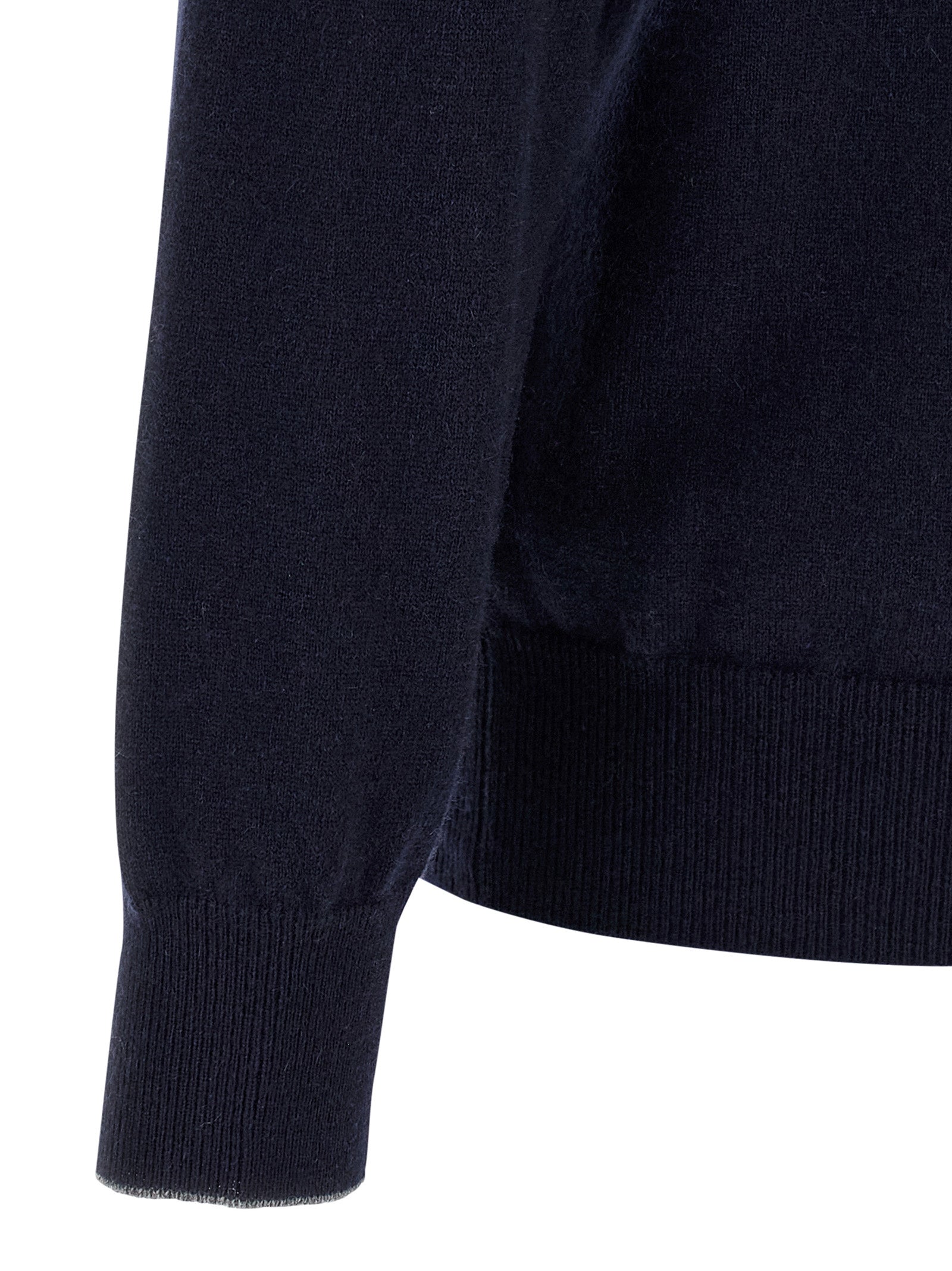 Brunello Cucinelli Blue Cashmere Cardigan Brunello Cucinelli