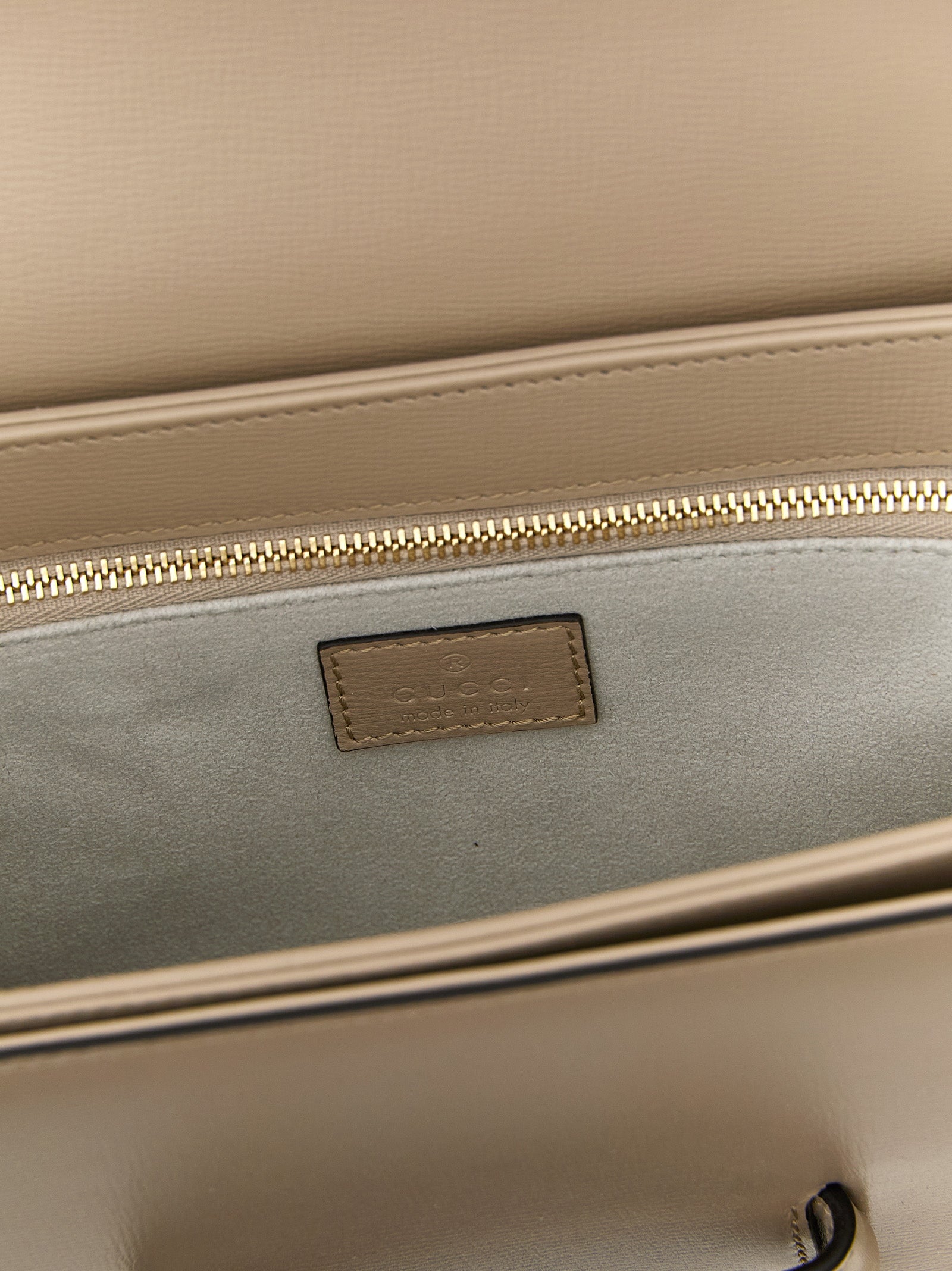 Gucci Beige Calfskin Shoulder Bag Gucci