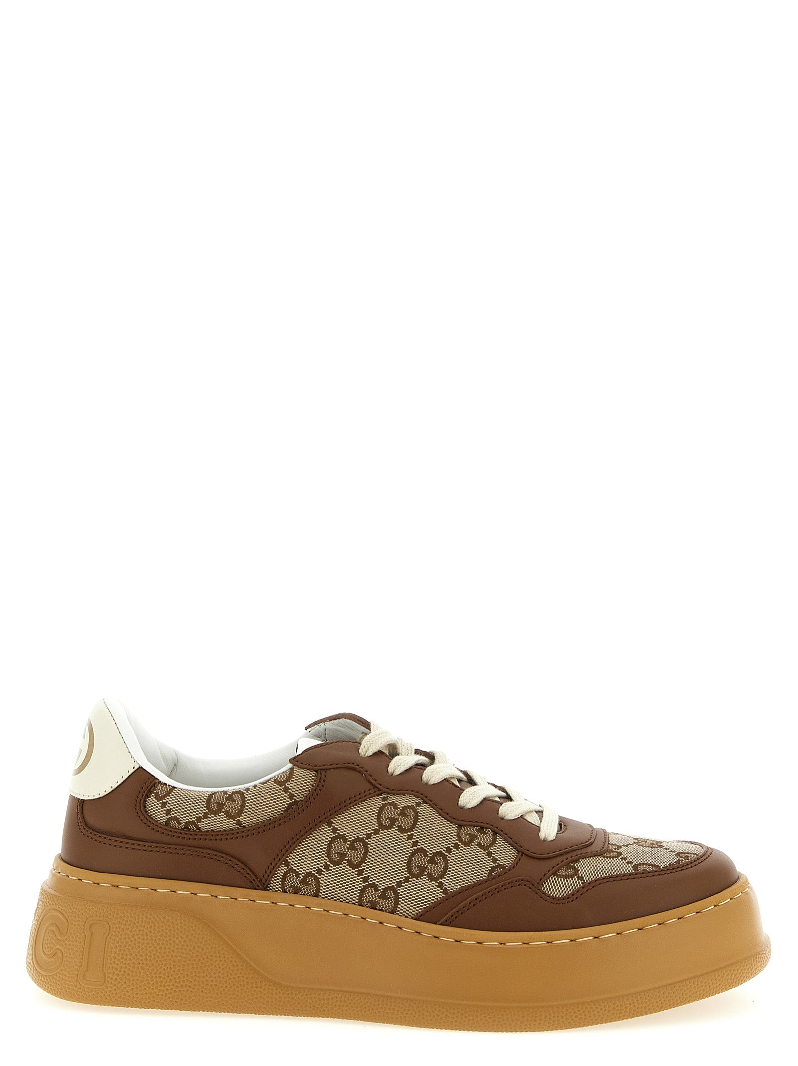 Gucci Brown Calfskin Chunky Sneakers Gucci