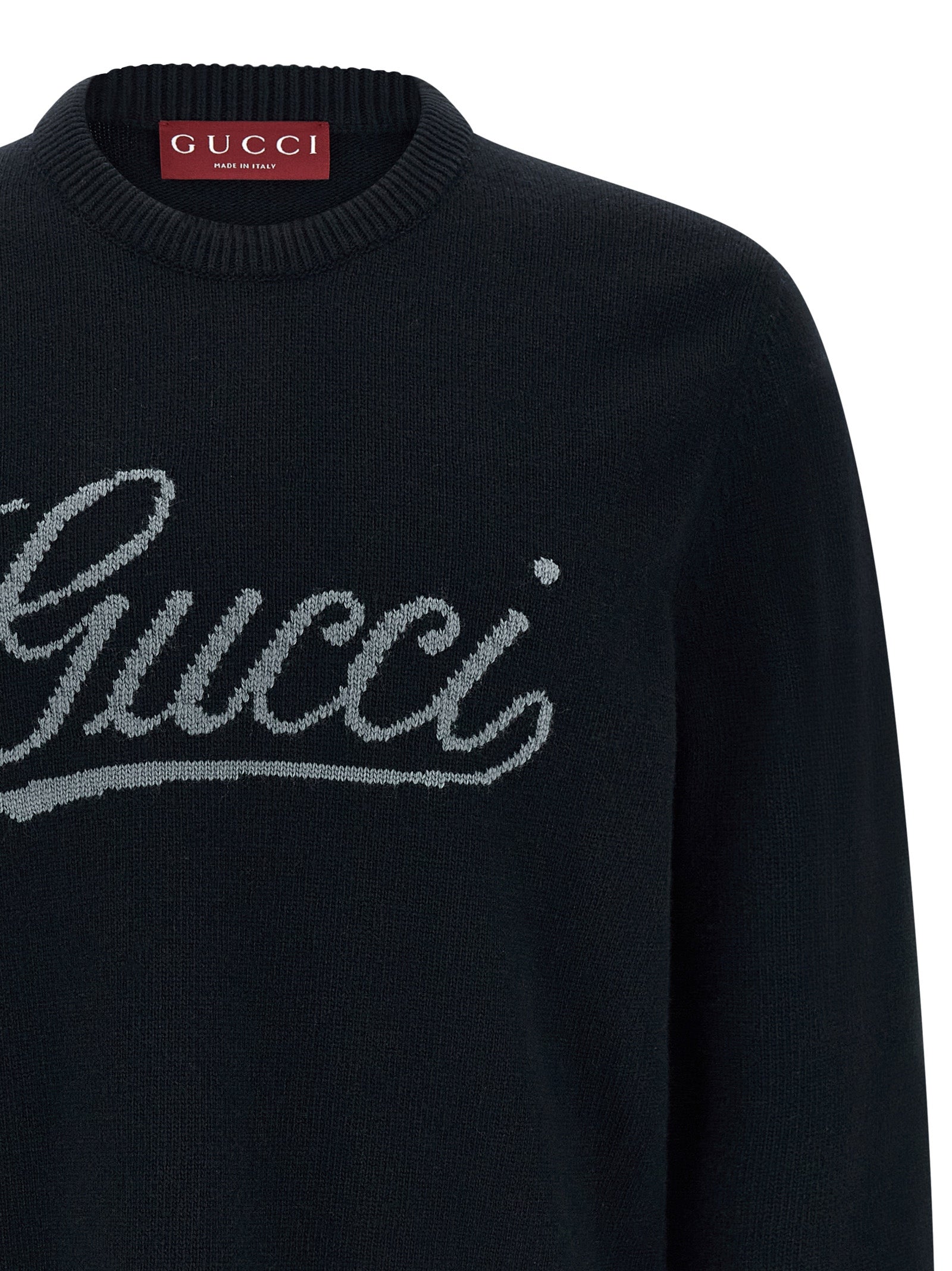 Gucci Blue Wool Cardigan Gucci