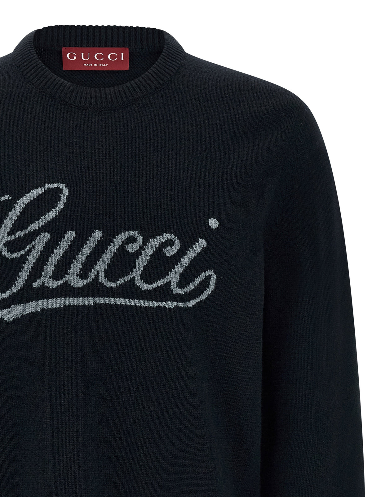 Gucci Blue Wool Cardigan Gucci