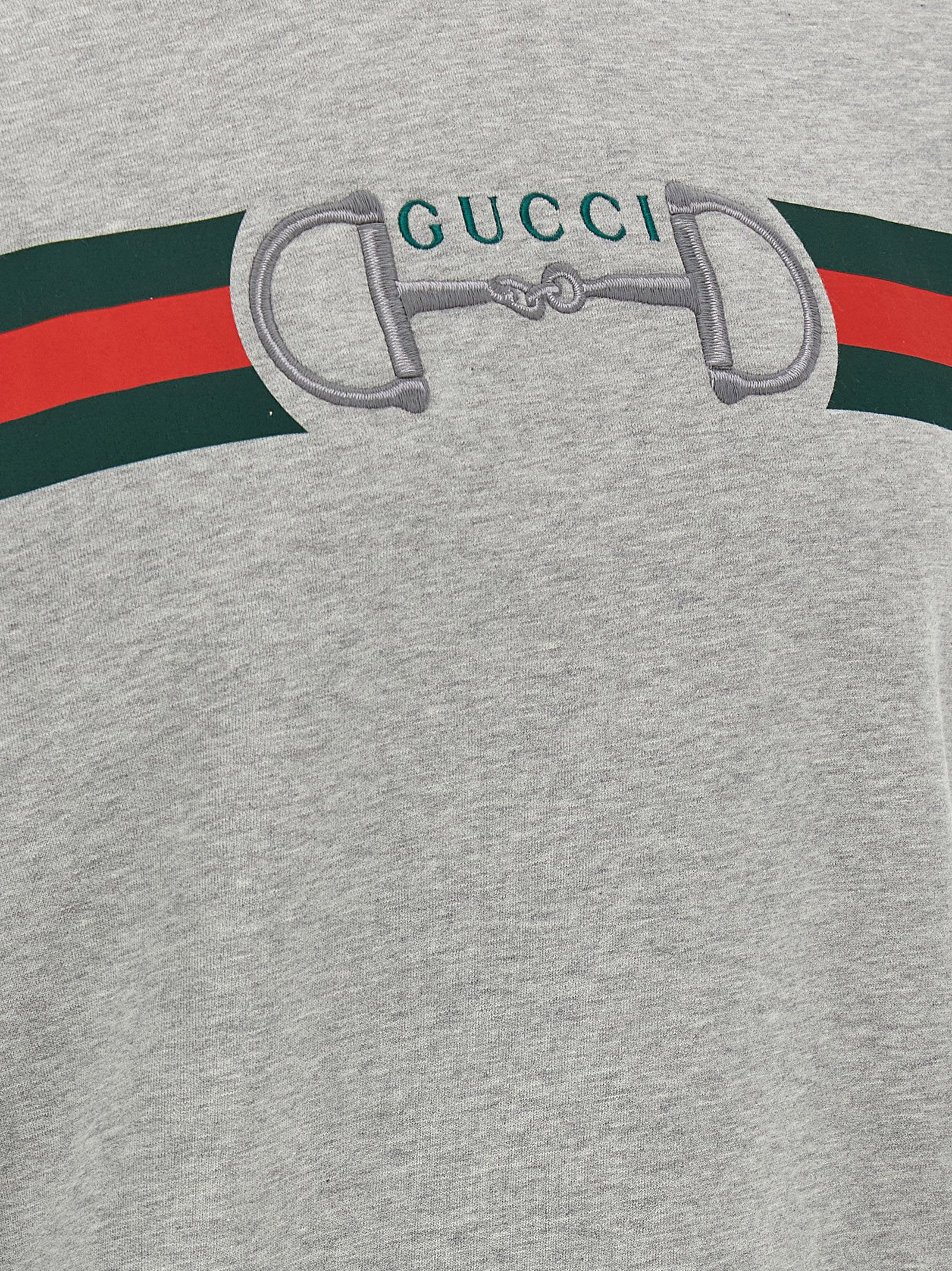 Gucci Gray Cotton Sweatshirt Gucci