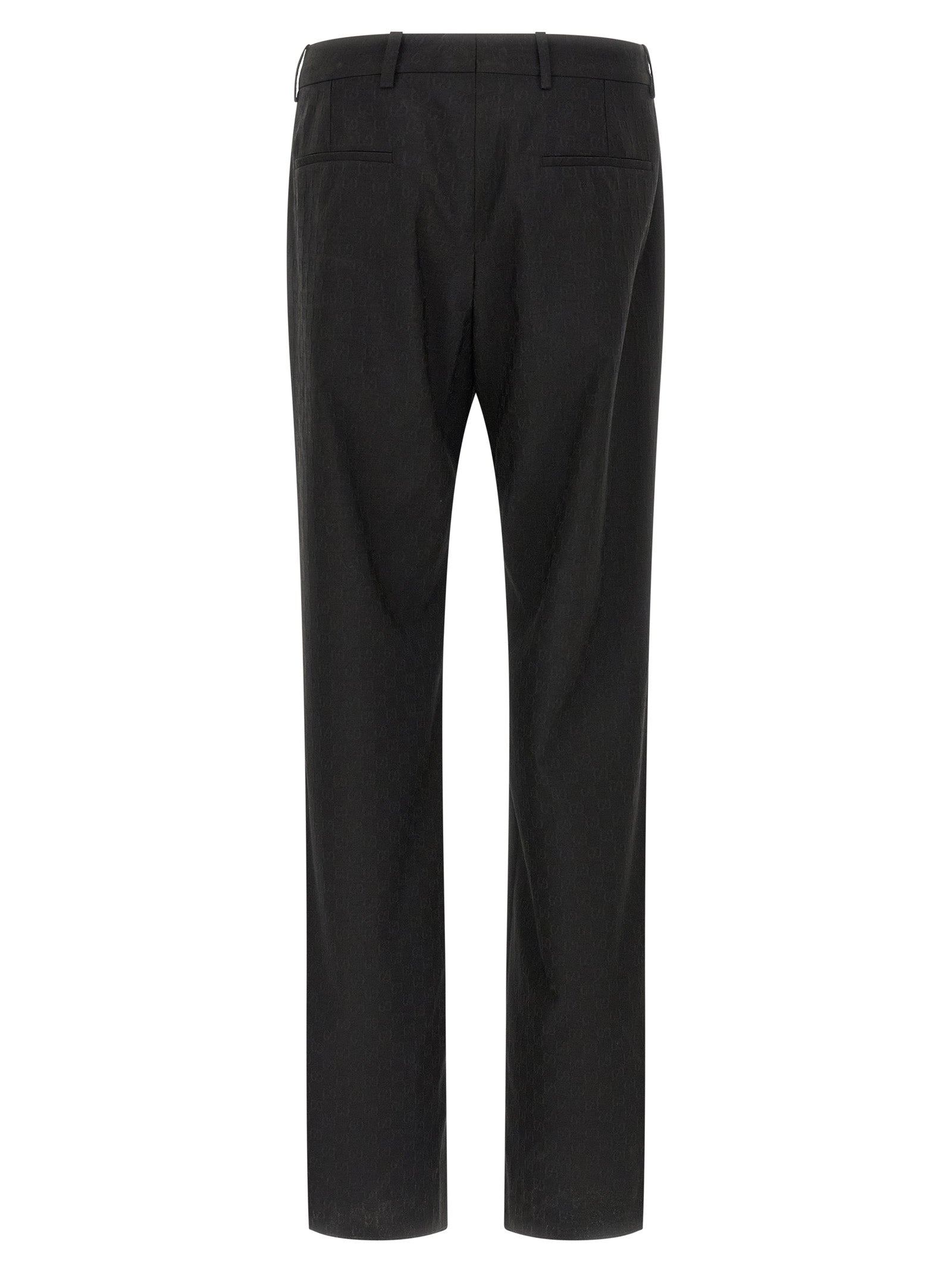 Gucci Black Polyester Dress Pants Gucci