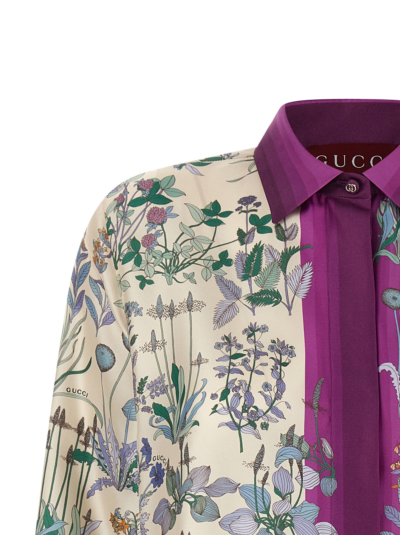 Gucci Multicolor Silk Blouse Gucci