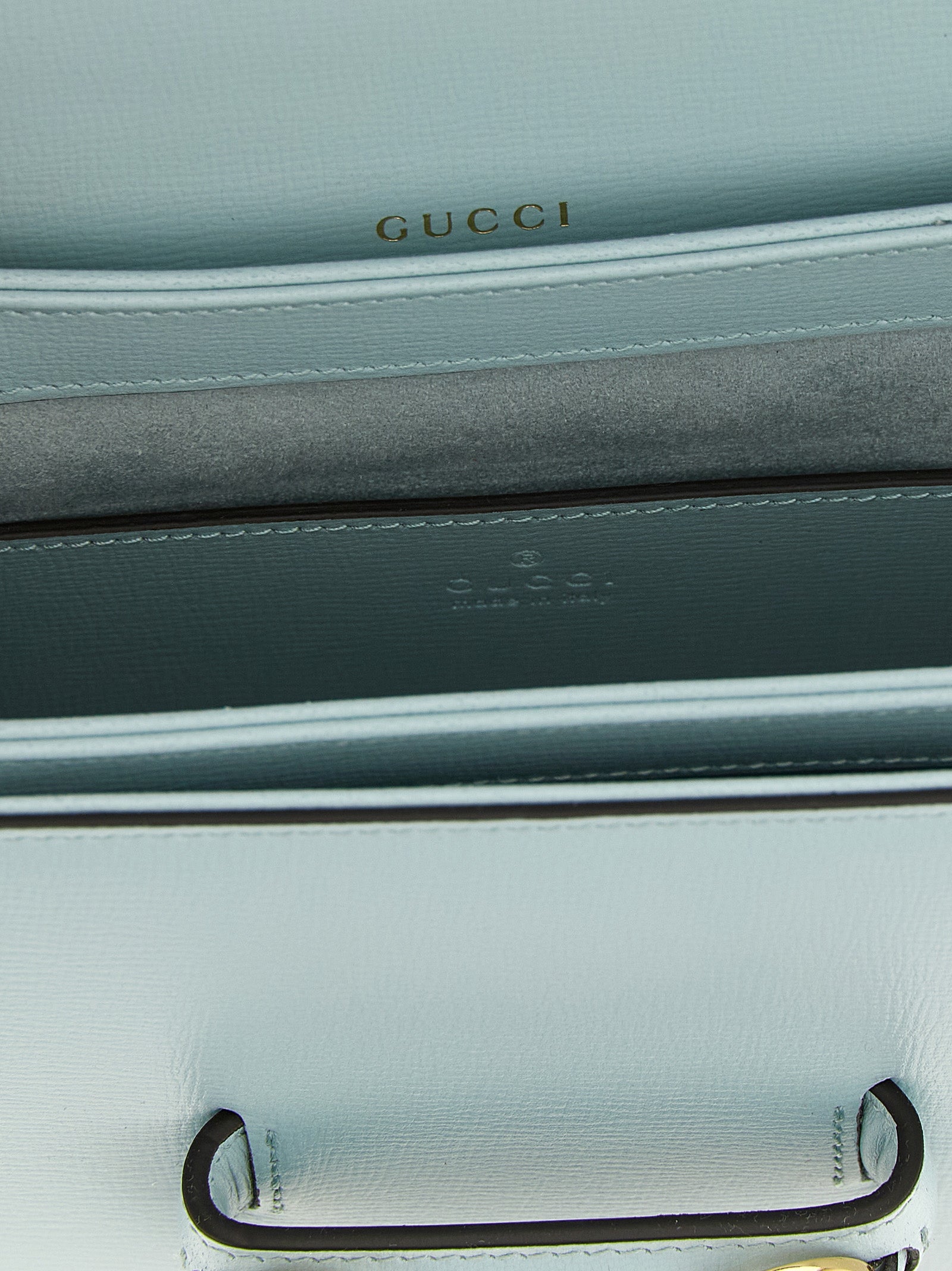 Gucci Blue Calfskin Shoulder Bag Gucci