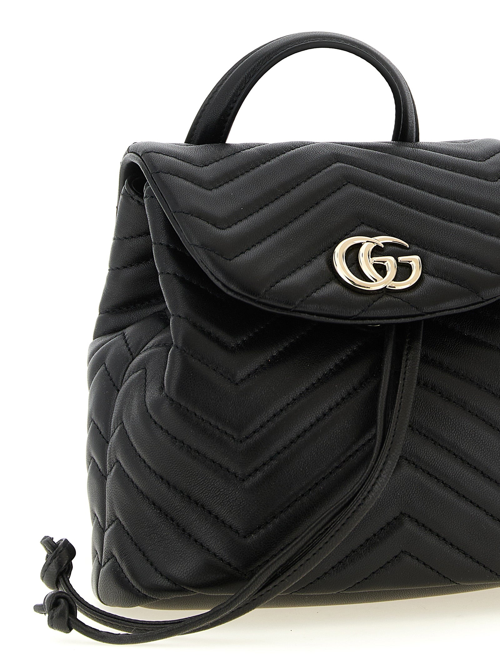 Gucci Black Lamb Leather Backpack Gucci
