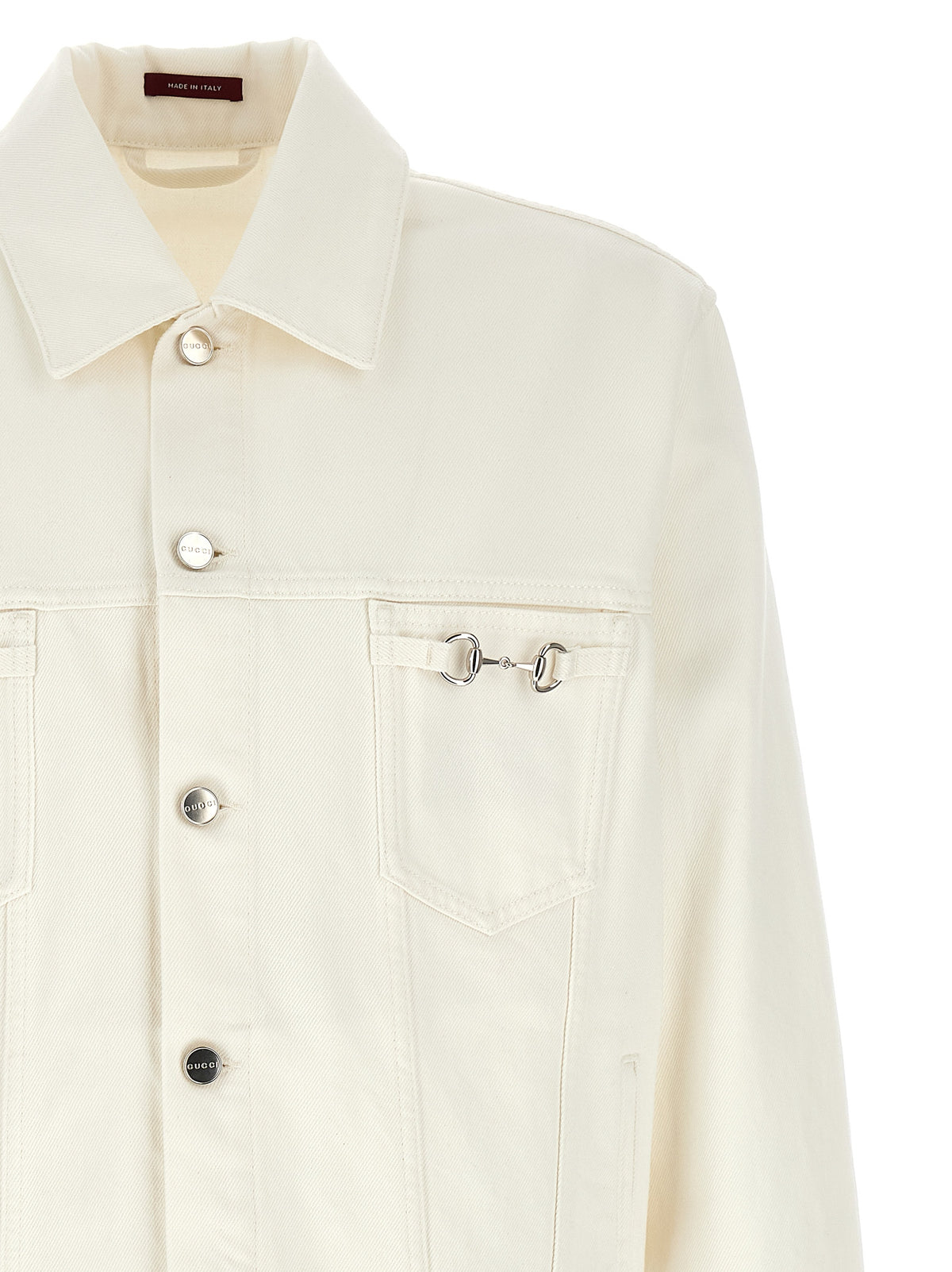 Gucci White Denim Jackets