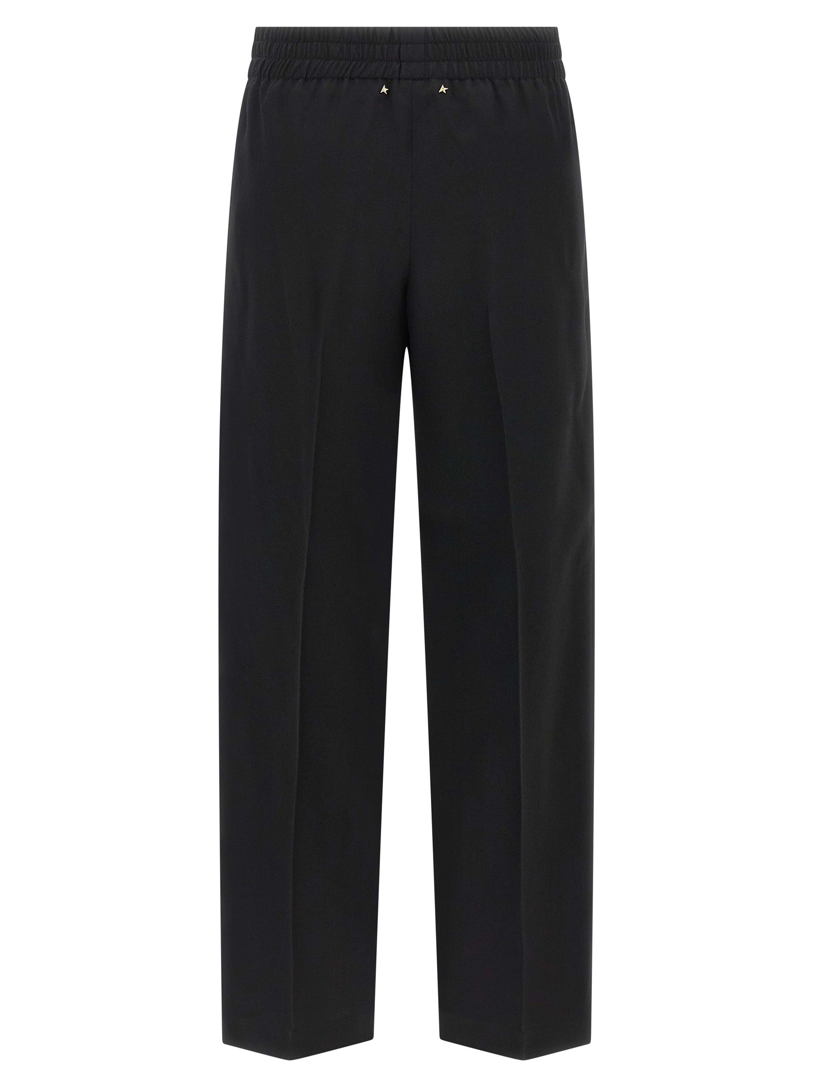 Golden Goose Black Virgin Wool Casual Pants Golden Goose