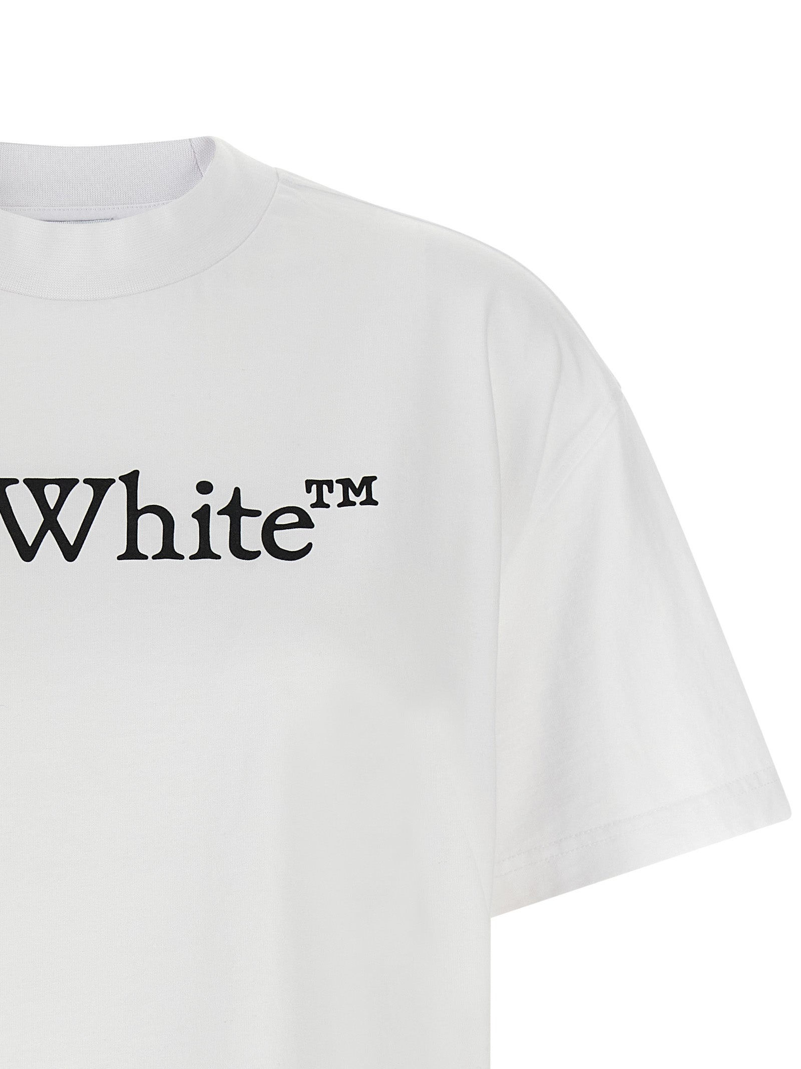 Off-White White Cotton T-Shirt Off-White