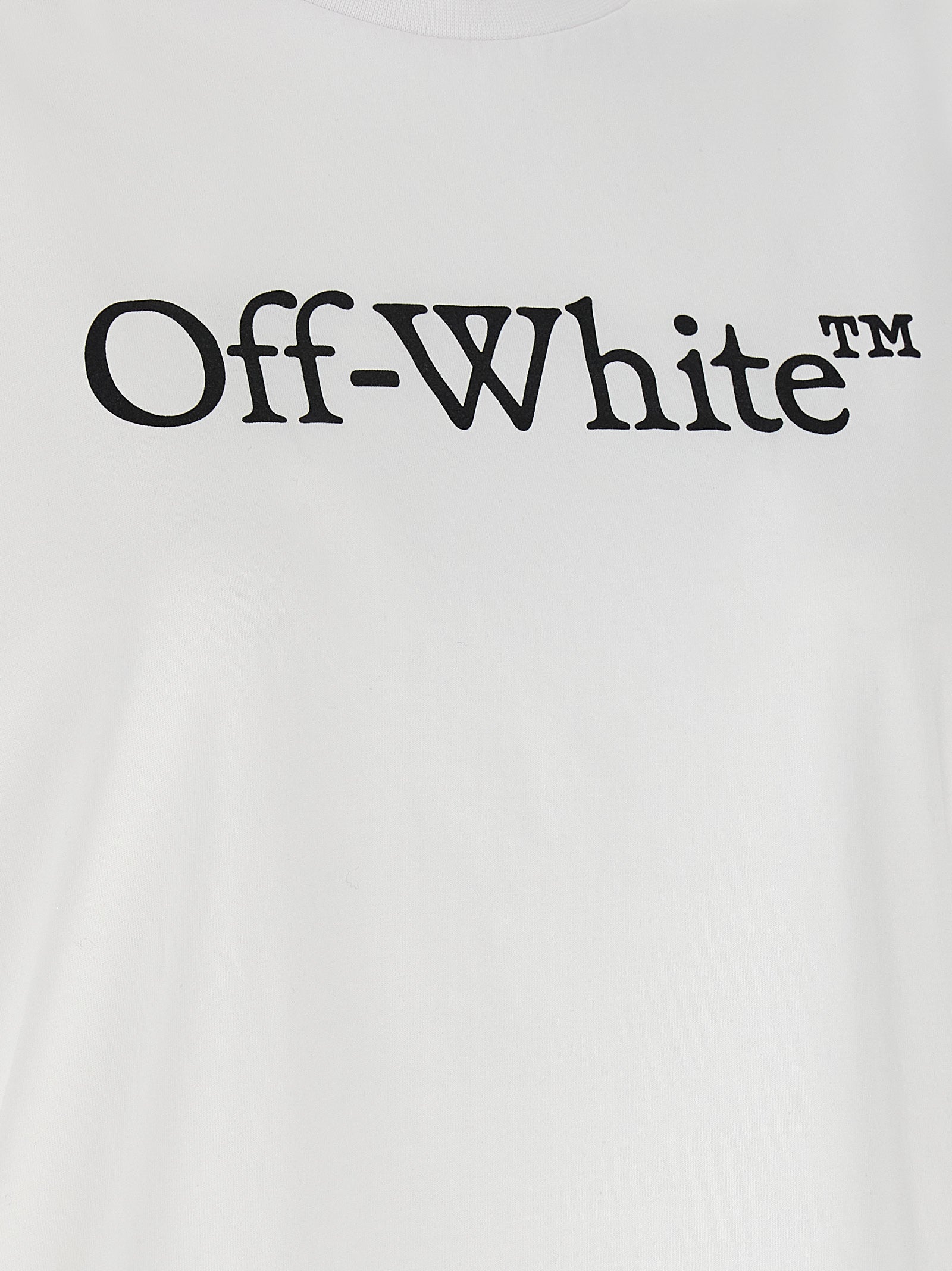 Off-White White Cotton T-Shirt Off-White