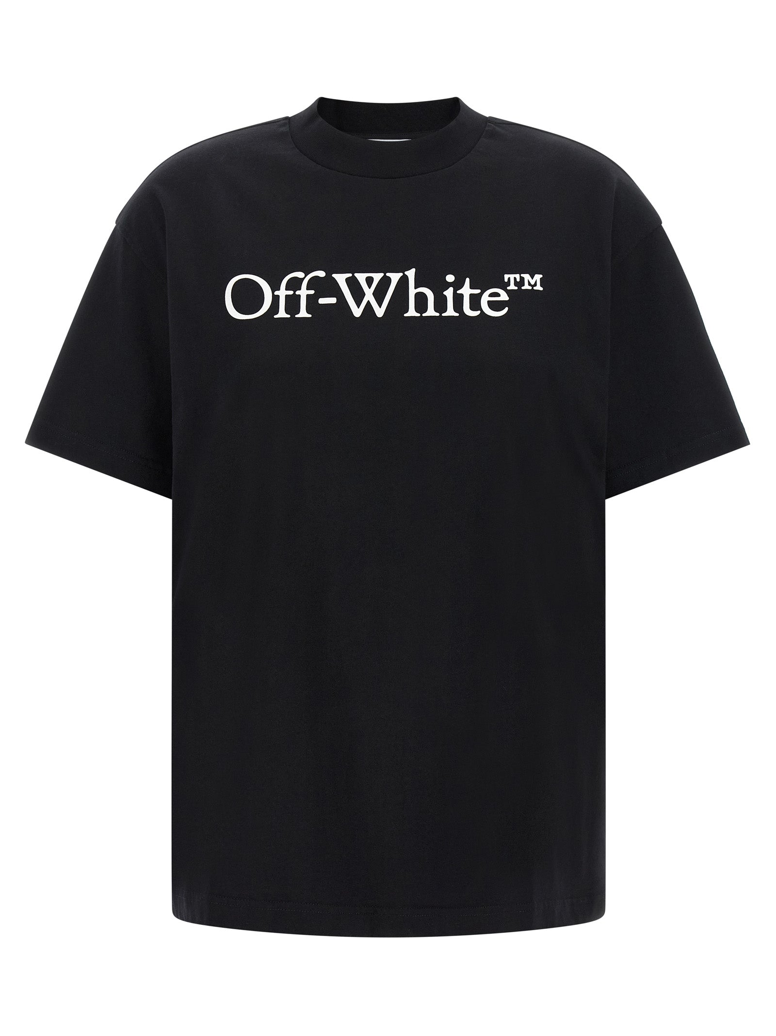 Off-White Black Cotton T-Shirt Off-White